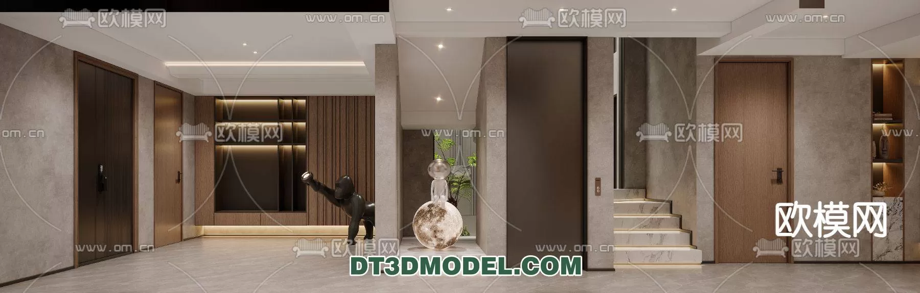 WABI SABI STYLE 3D MODELS – LIVING ROOM – 0010