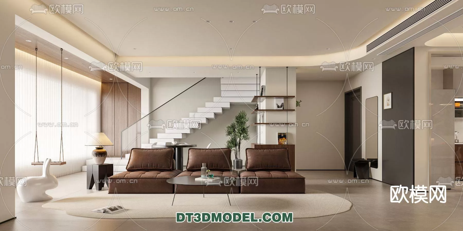 WABI SABI STYLE 3D MODELS – LIVING ROOM – 0031