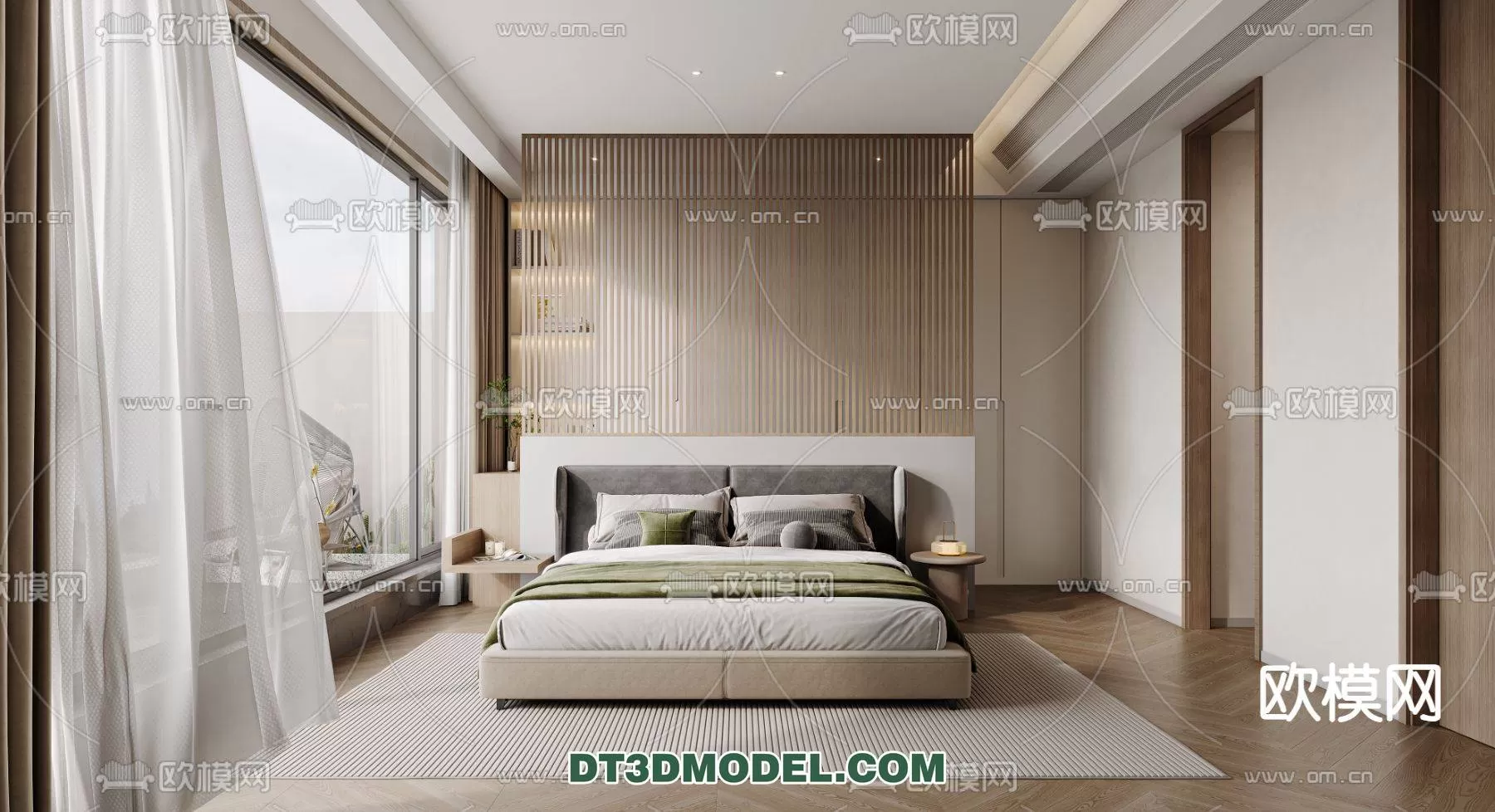 WABI SABI STYLE 3D MODELS – BEDROOM – 0005