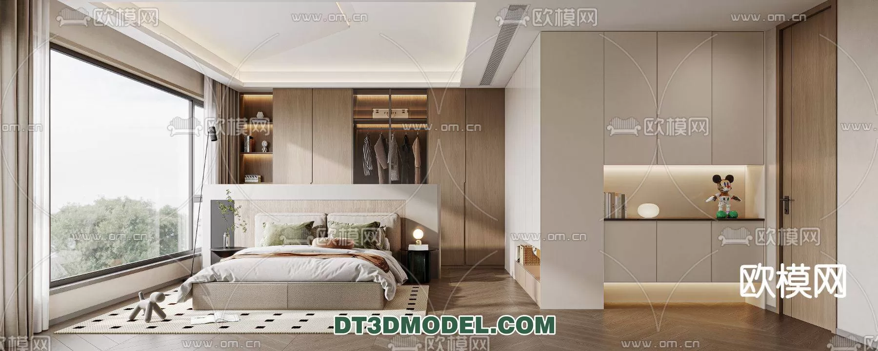 WABI SABI STYLE 3D MODELS – BEDROOM – 0006