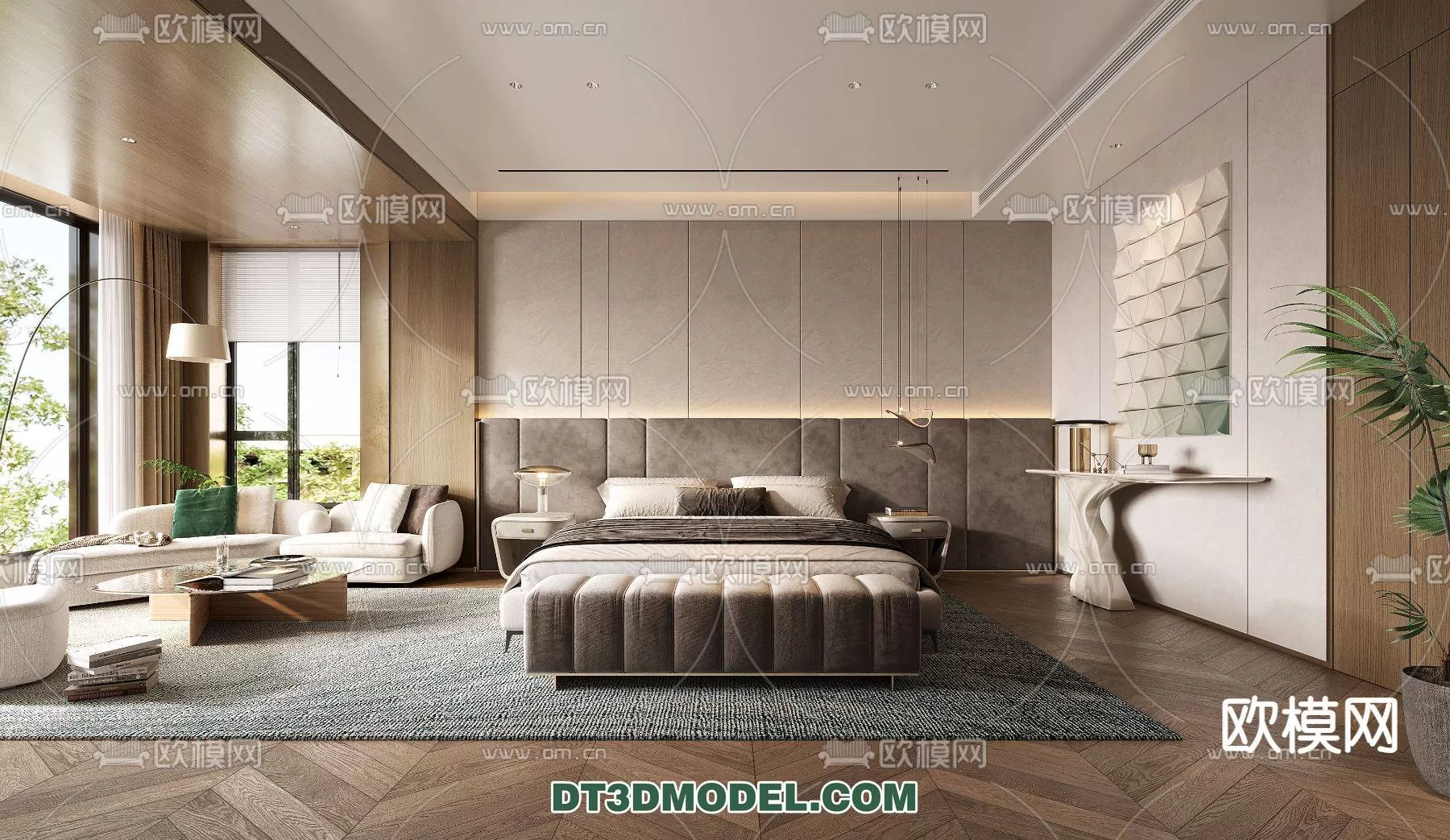 WABI SABI STYLE 3D MODELS – BEDROOM – 0011