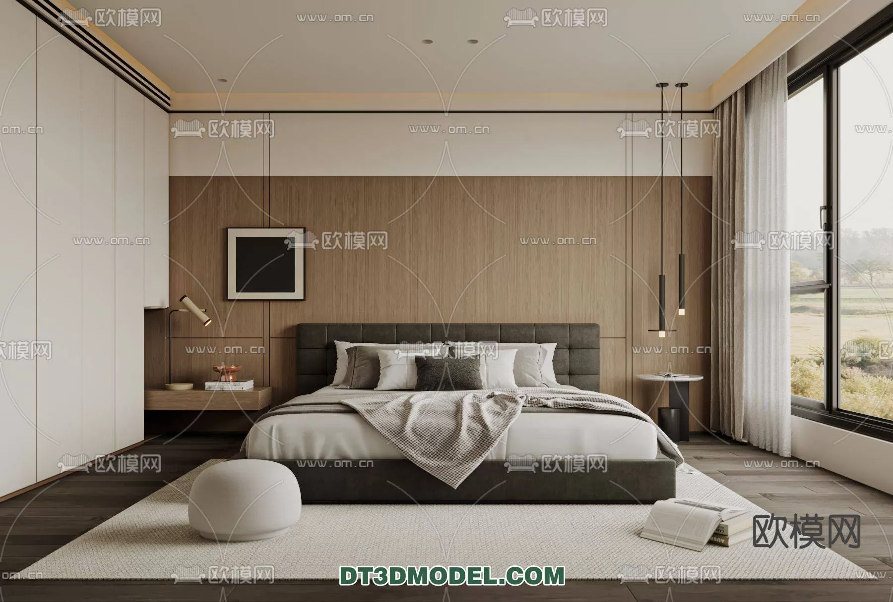WABI SABI STYLE 3D MODELS – BEDROOM – 0012