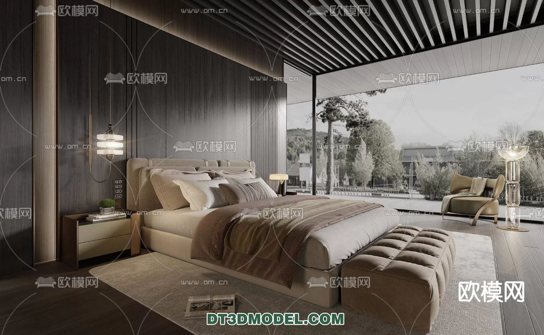 WABI SABI STYLE 3D MODELS – BEDROOM – 0018