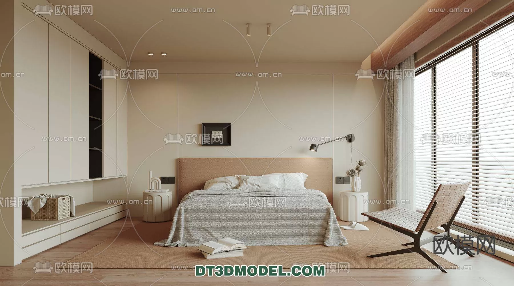WABI SABI STYLE 3D MODELS – BEDROOM – 0020