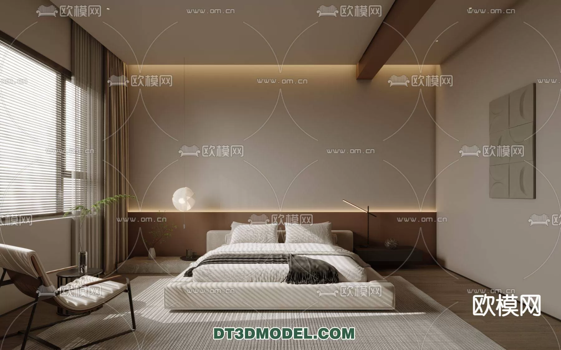 WABI SABI STYLE 3D MODELS – BEDROOM – 0021