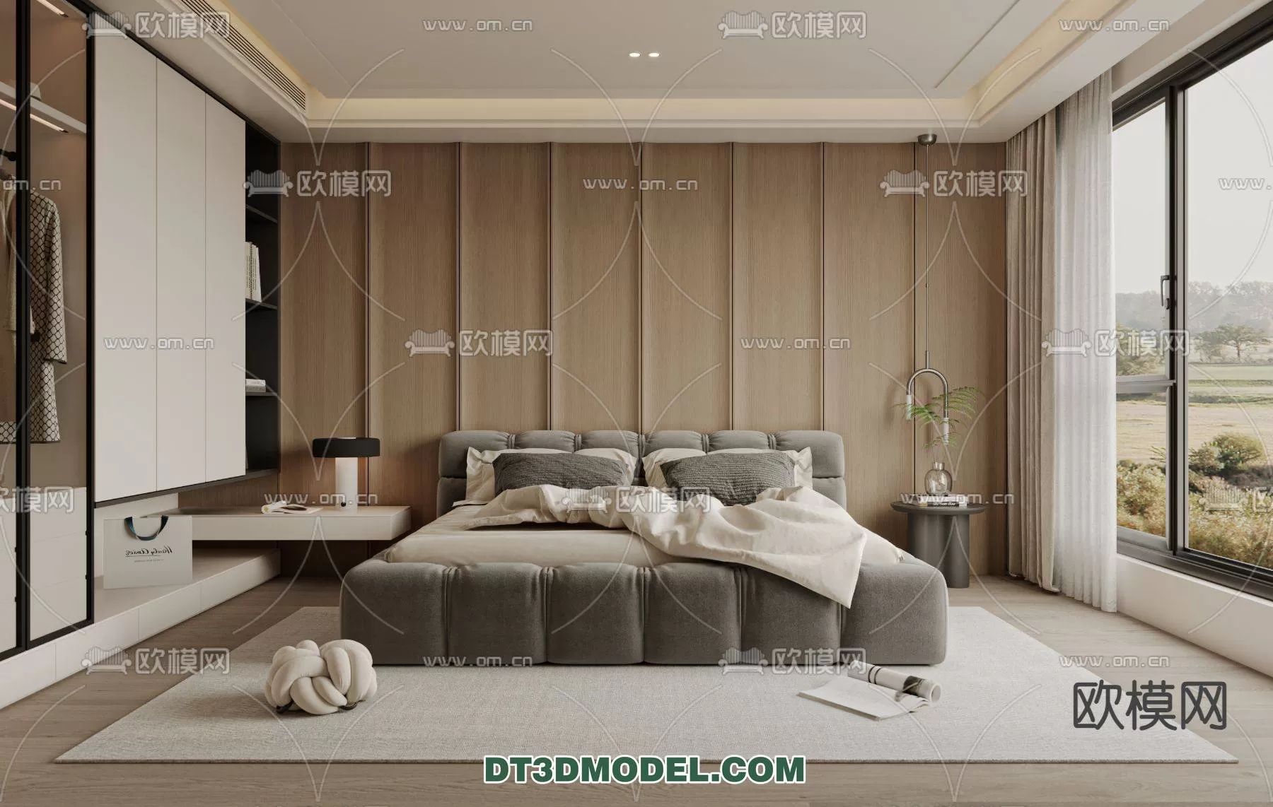 WABI SABI STYLE 3D MODELS – BEDROOM – 0029
