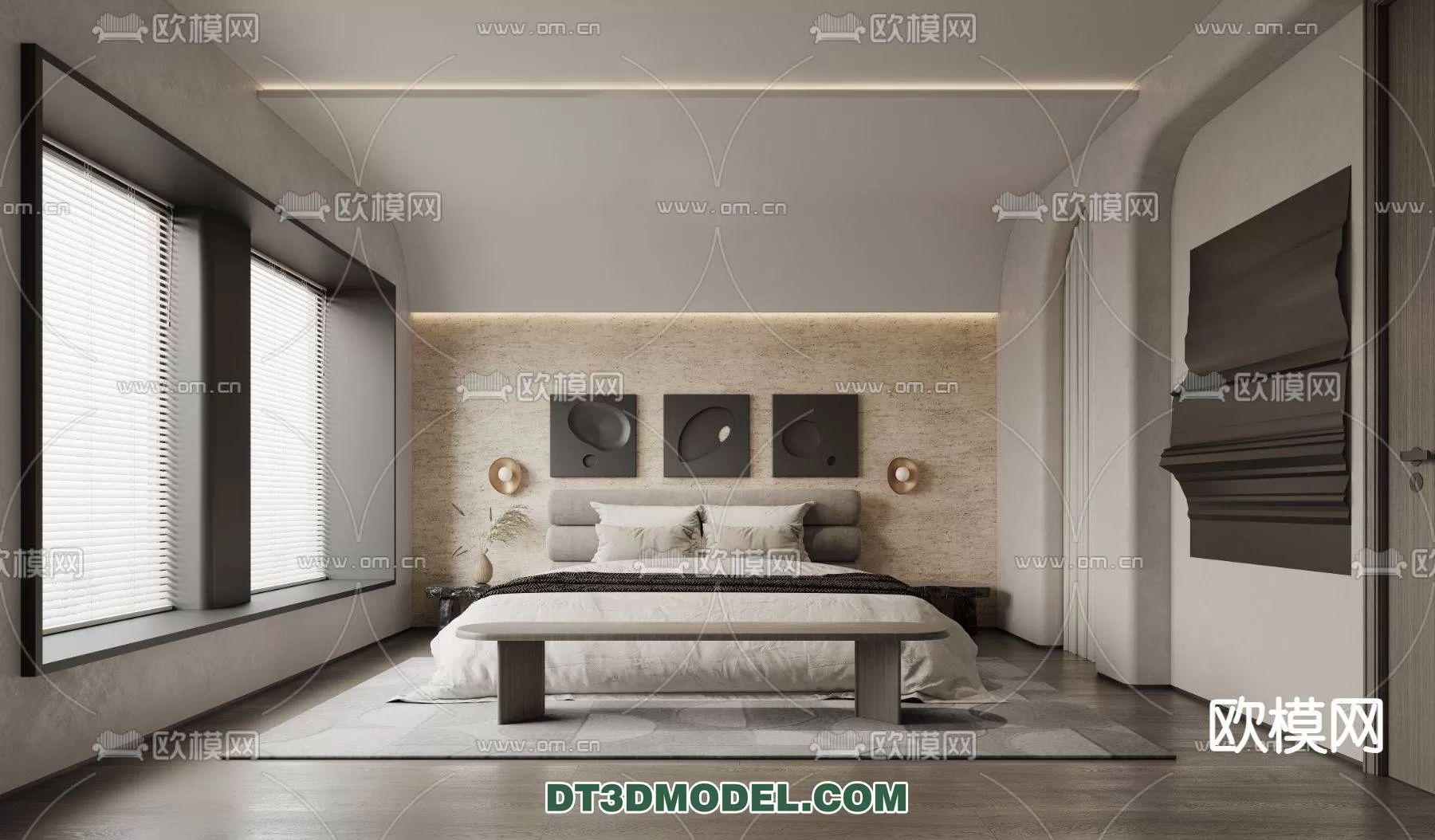 WABI SABI STYLE 3D MODELS – BEDROOM – 0036
