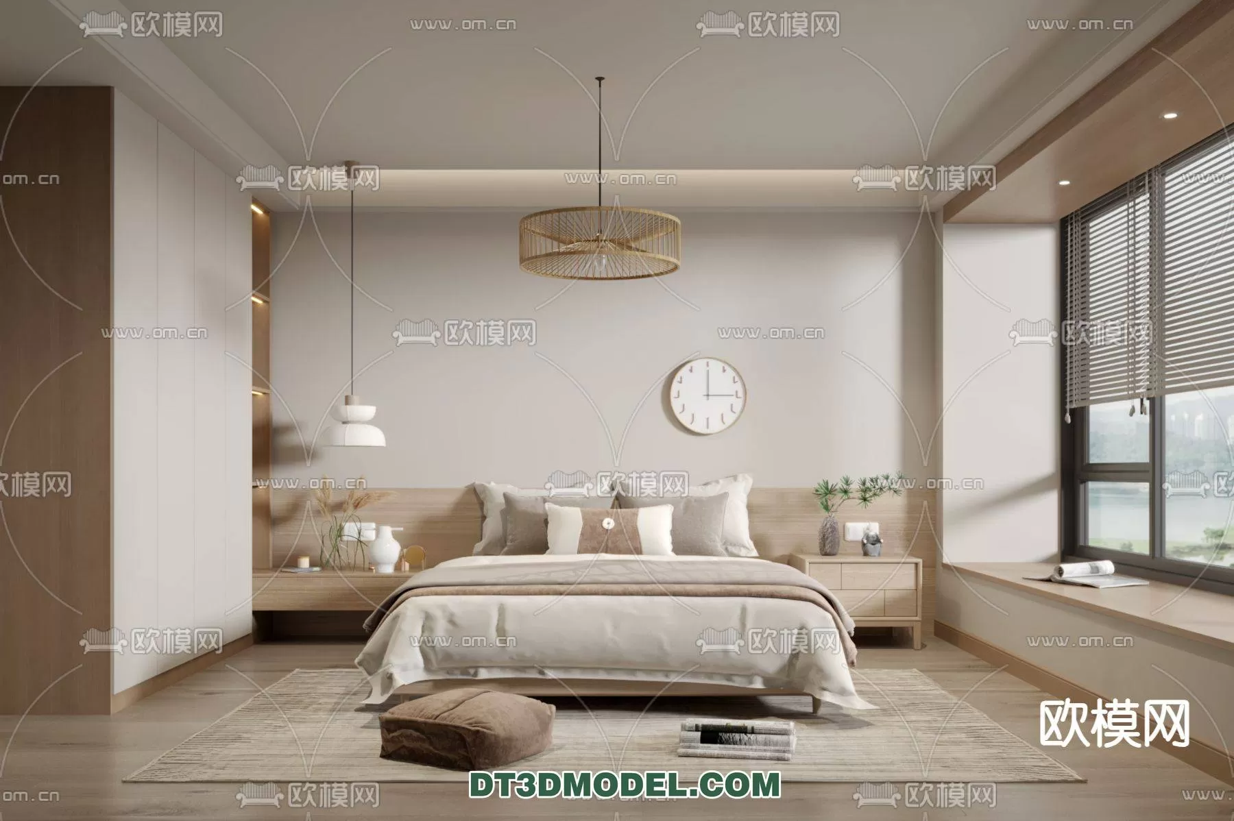 WABI SABI STYLE 3D MODELS – BEDROOM – 0037
