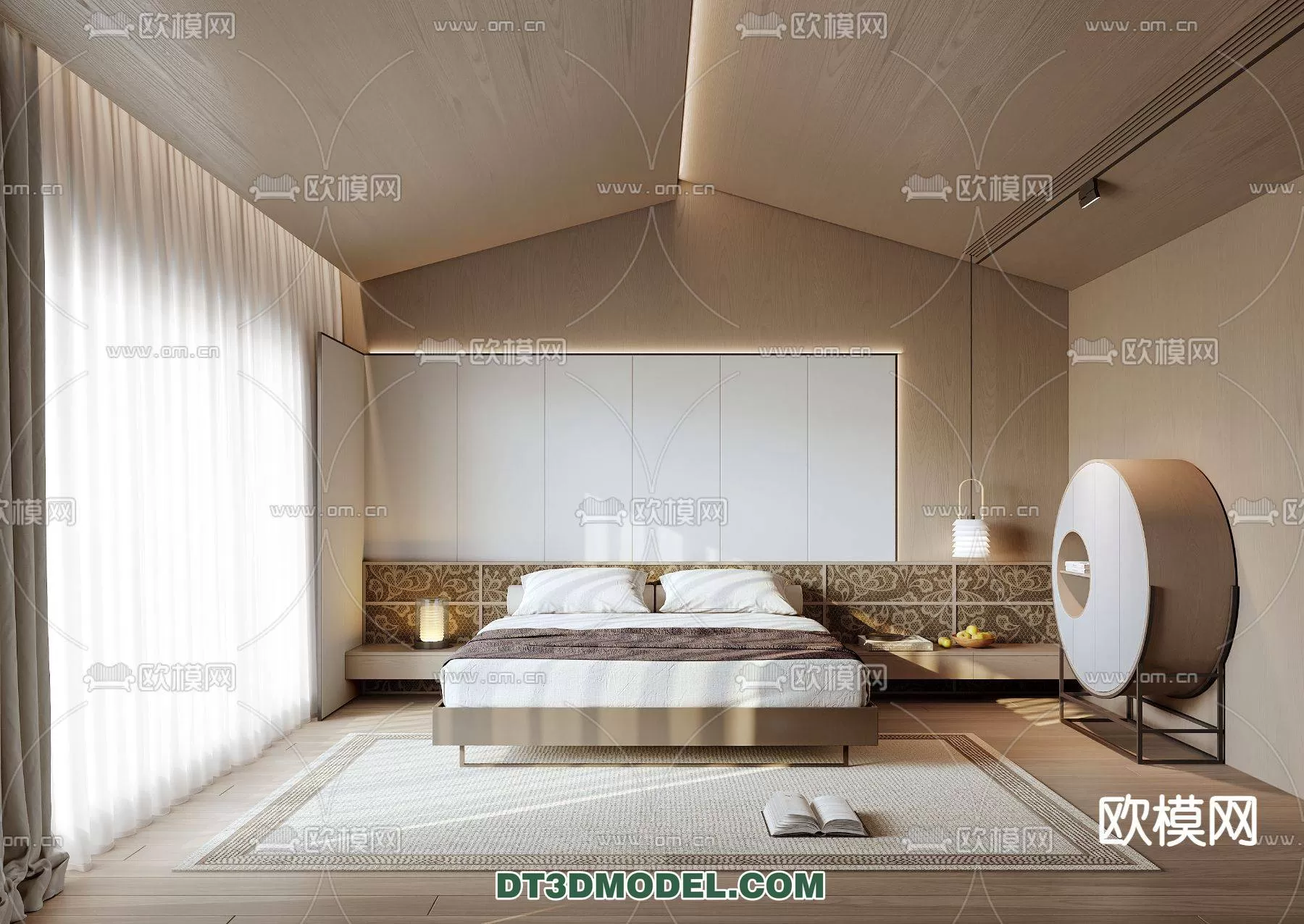 WABI SABI STYLE 3D MODELS – BEDROOM – 0040