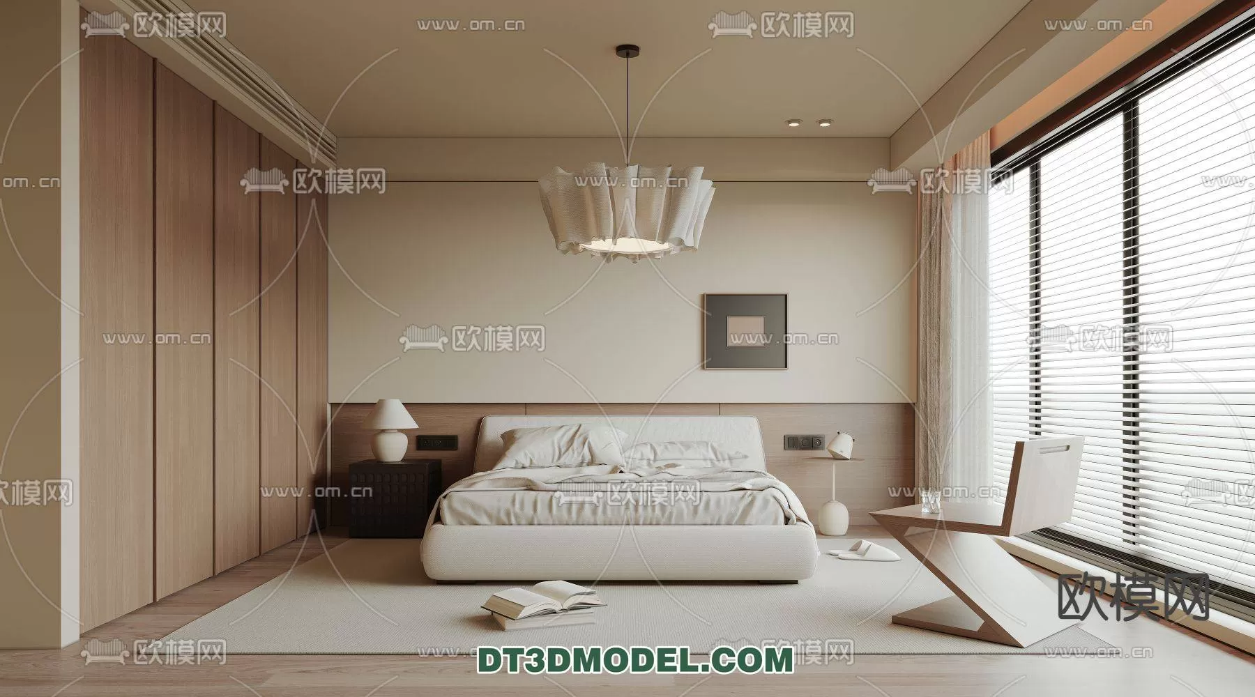 WABI SABI STYLE 3D MODELS – BEDROOM – 0041