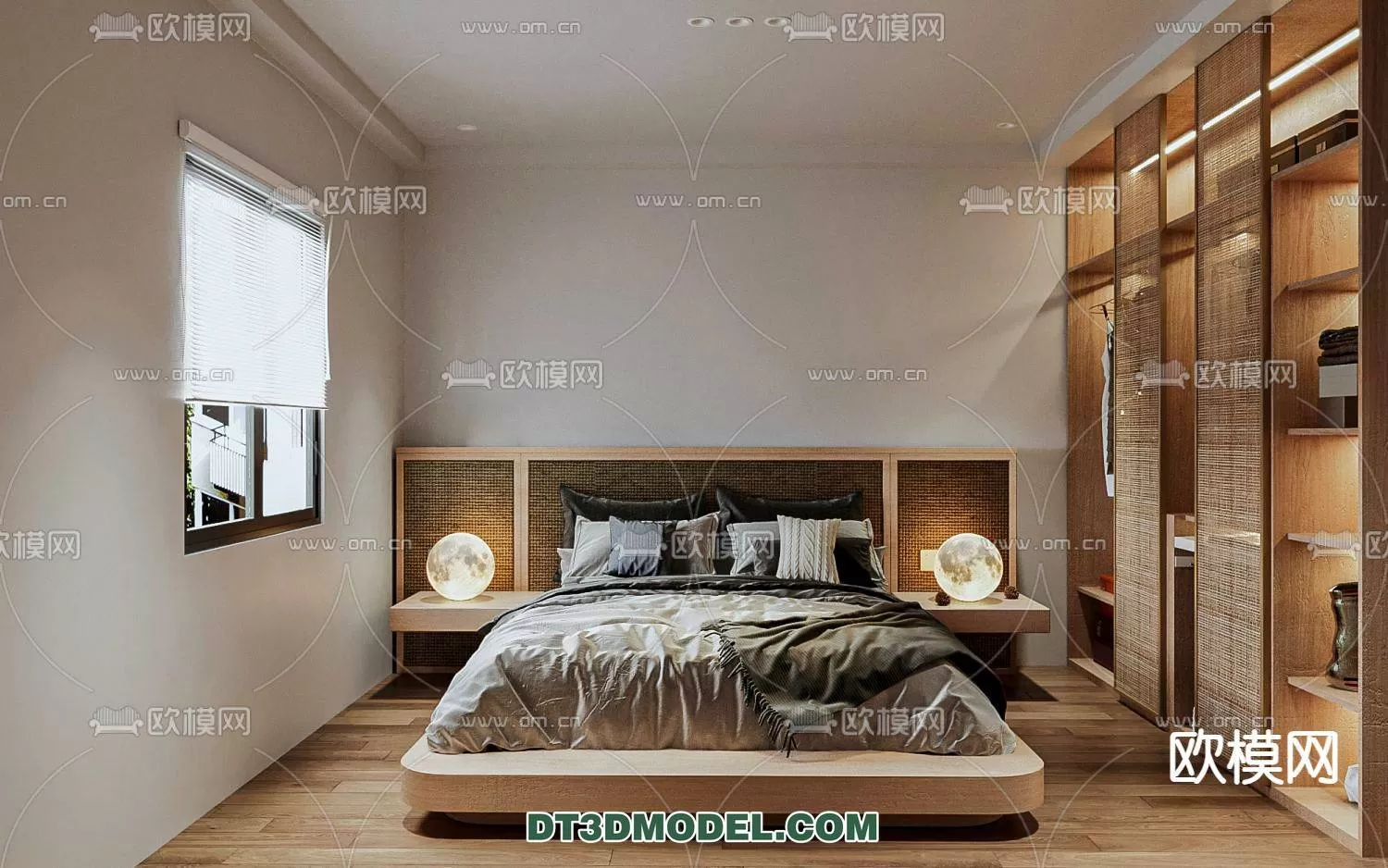 WABI SABI STYLE 3D MODELS – BEDROOM – 0043