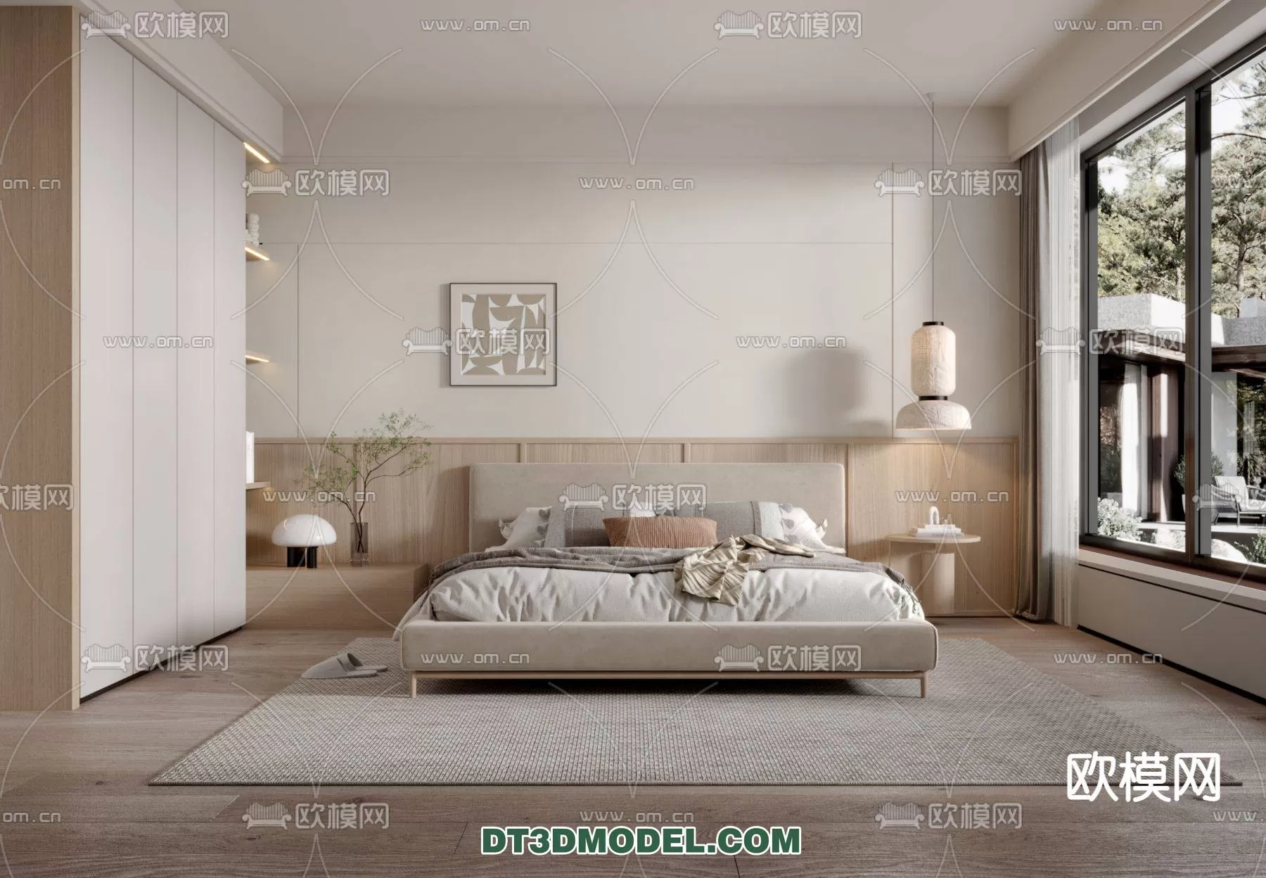 WABI SABI STYLE 3D MODELS – BEDROOM – 0045