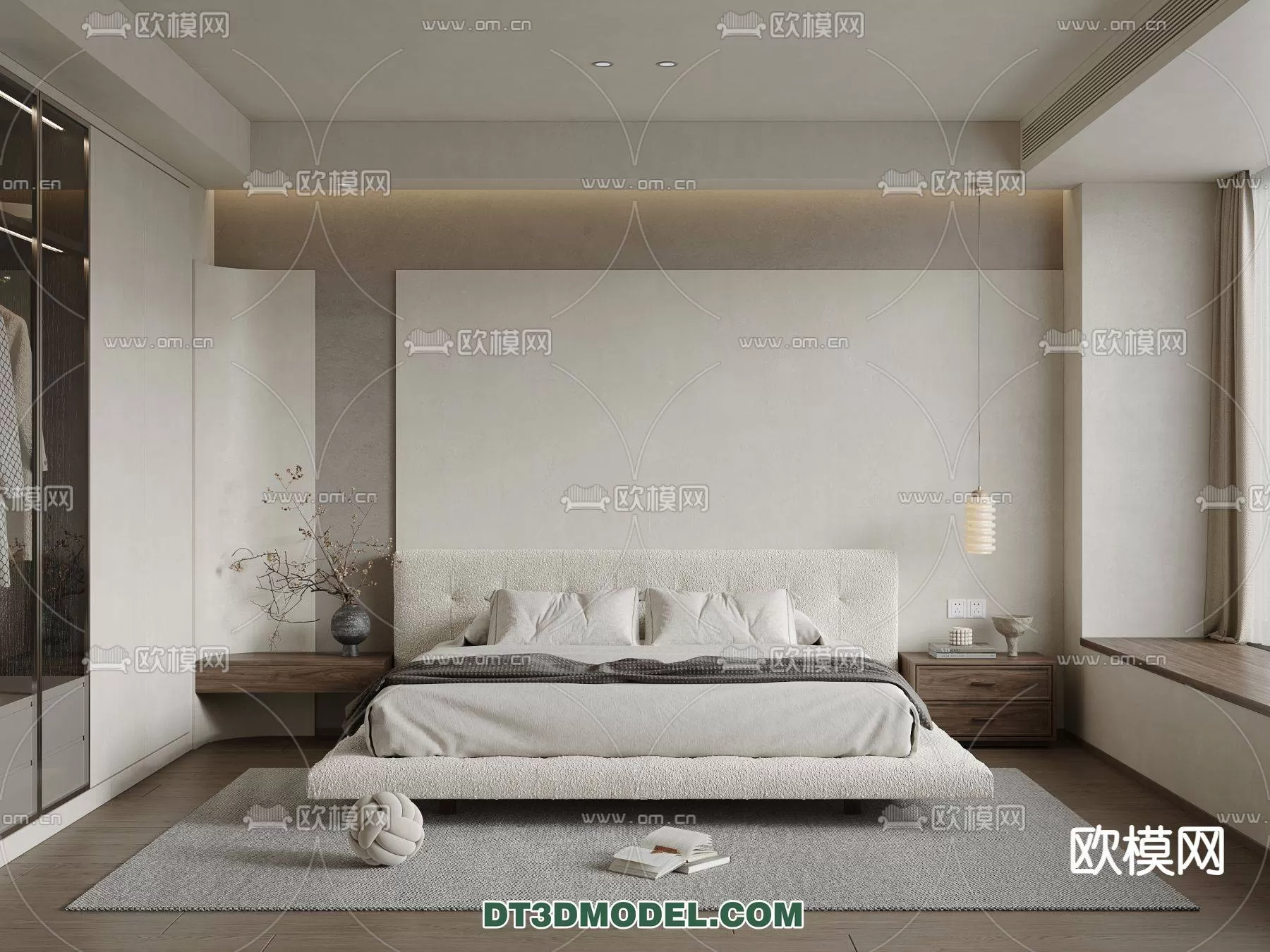 WABI SABI STYLE 3D MODELS – BEDROOM – 0046