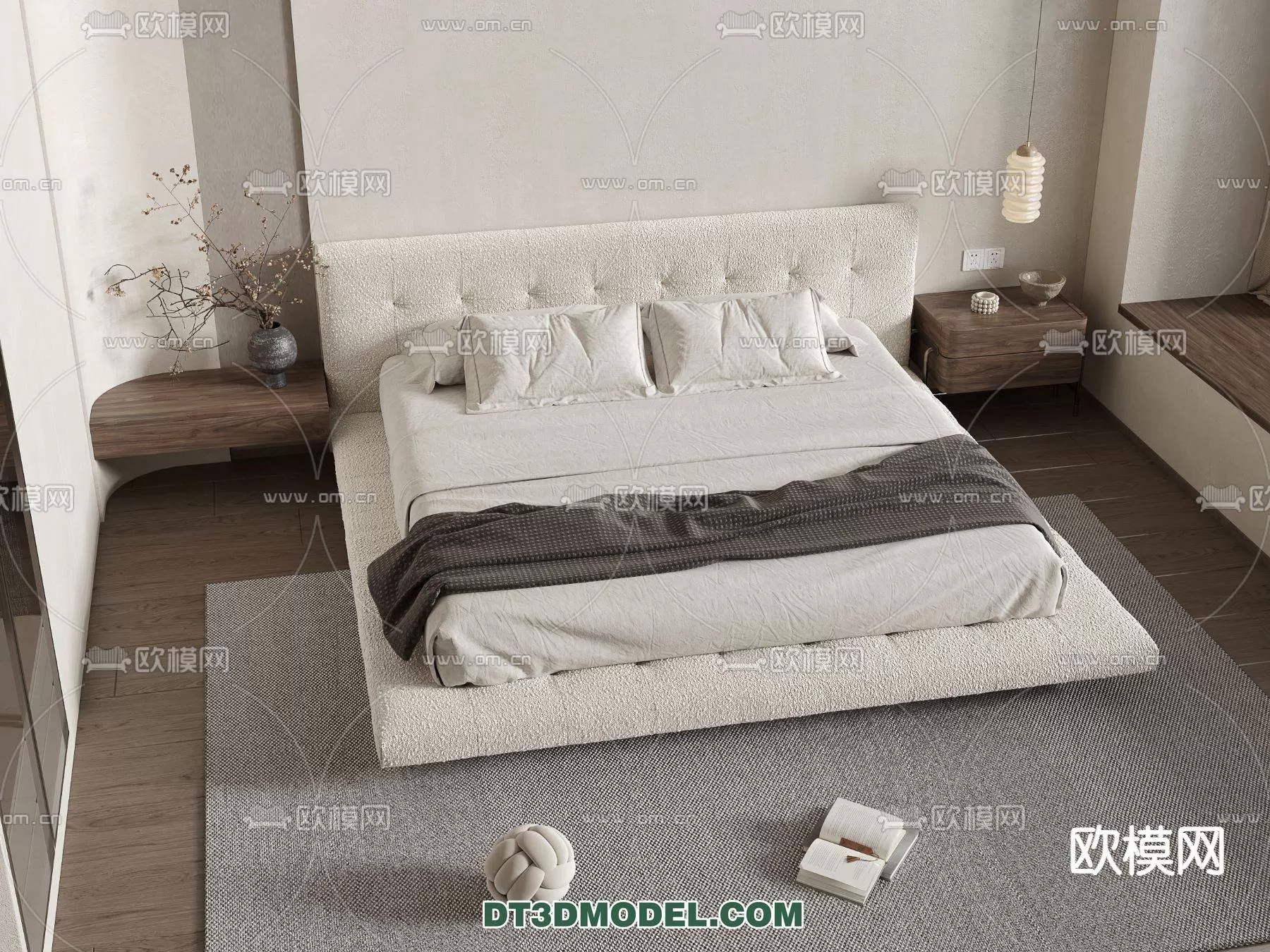 WABI SABI STYLE 3D MODELS – BEDROOM – 0047