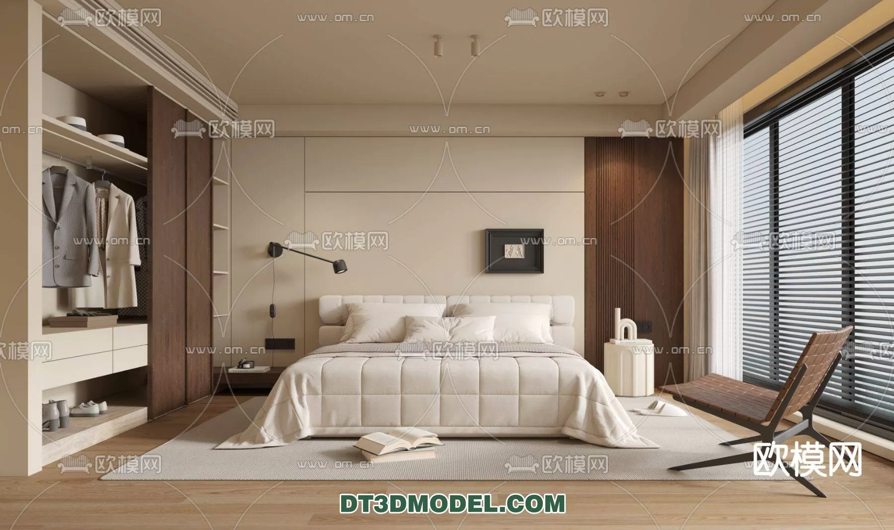 WABI SABI STYLE 3D MODELS – BEDROOM – 0075
