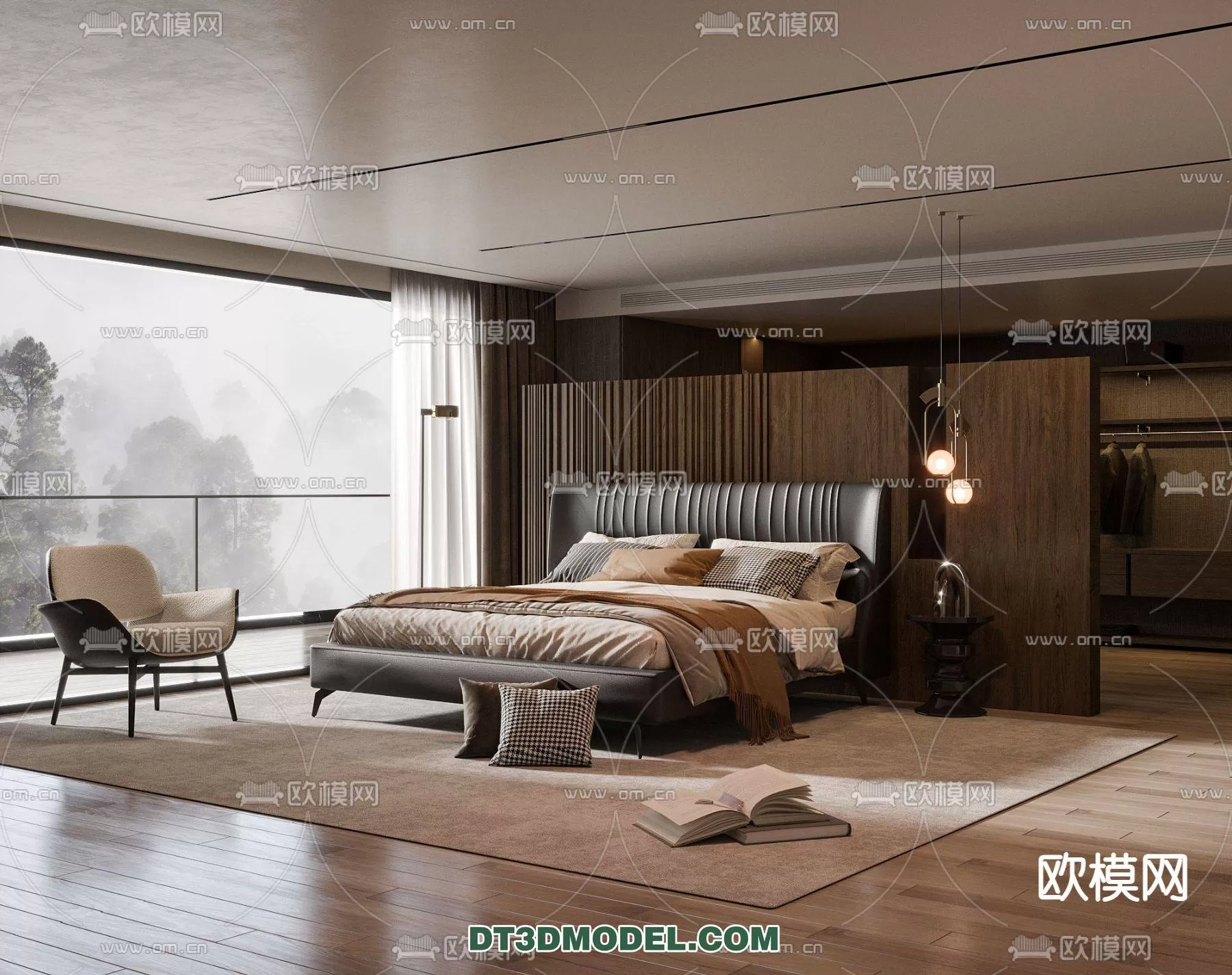 WABI SABI STYLE 3D MODELS – BEDROOM – 0078