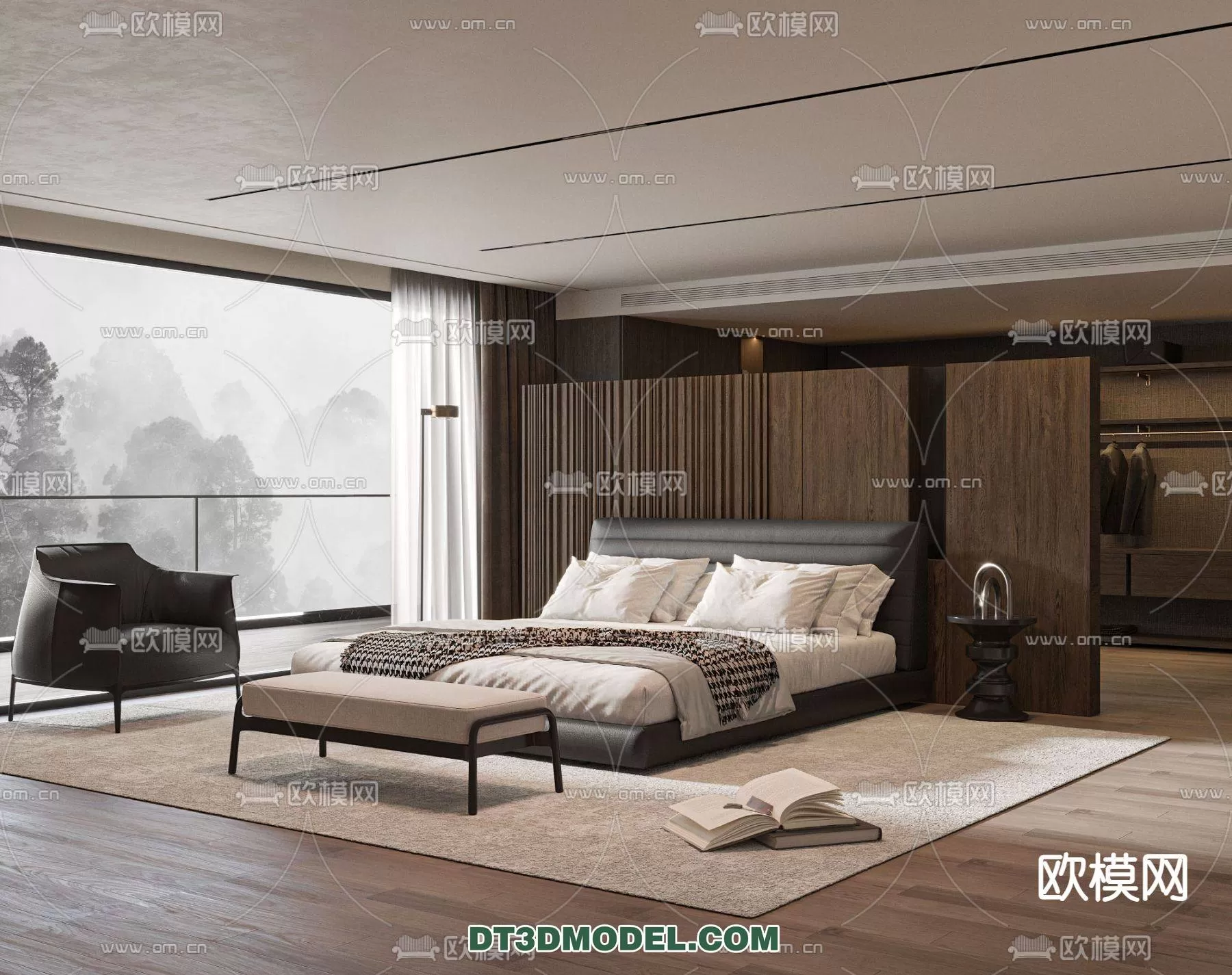 WABI SABI STYLE 3D MODELS – BEDROOM – 0079