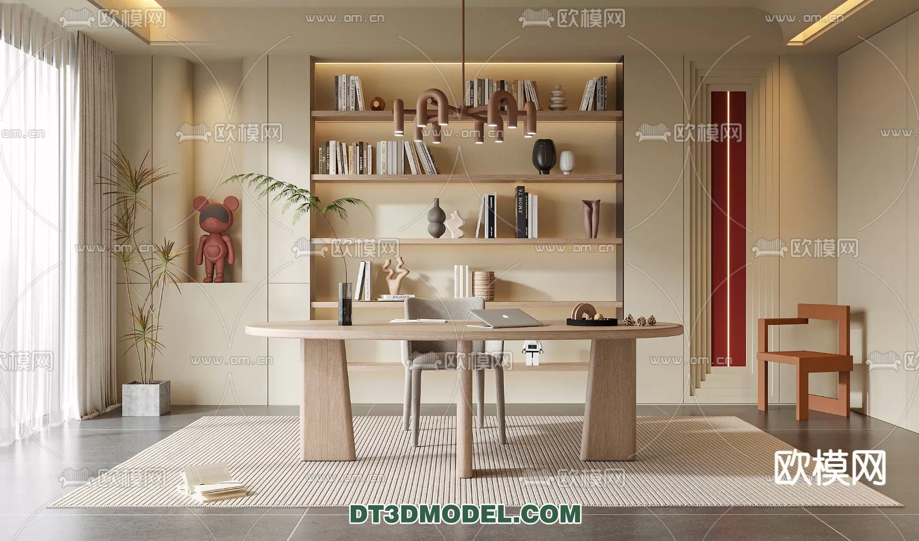 WABI SABI STYLE 3D MODELS – TEAROOM – 0006