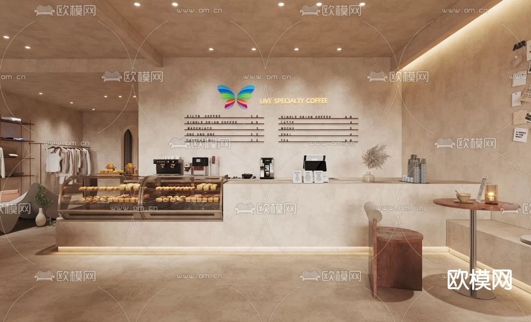 WABI SABI STYLE 3D MODELS – CLOTHES SHOP – 0002