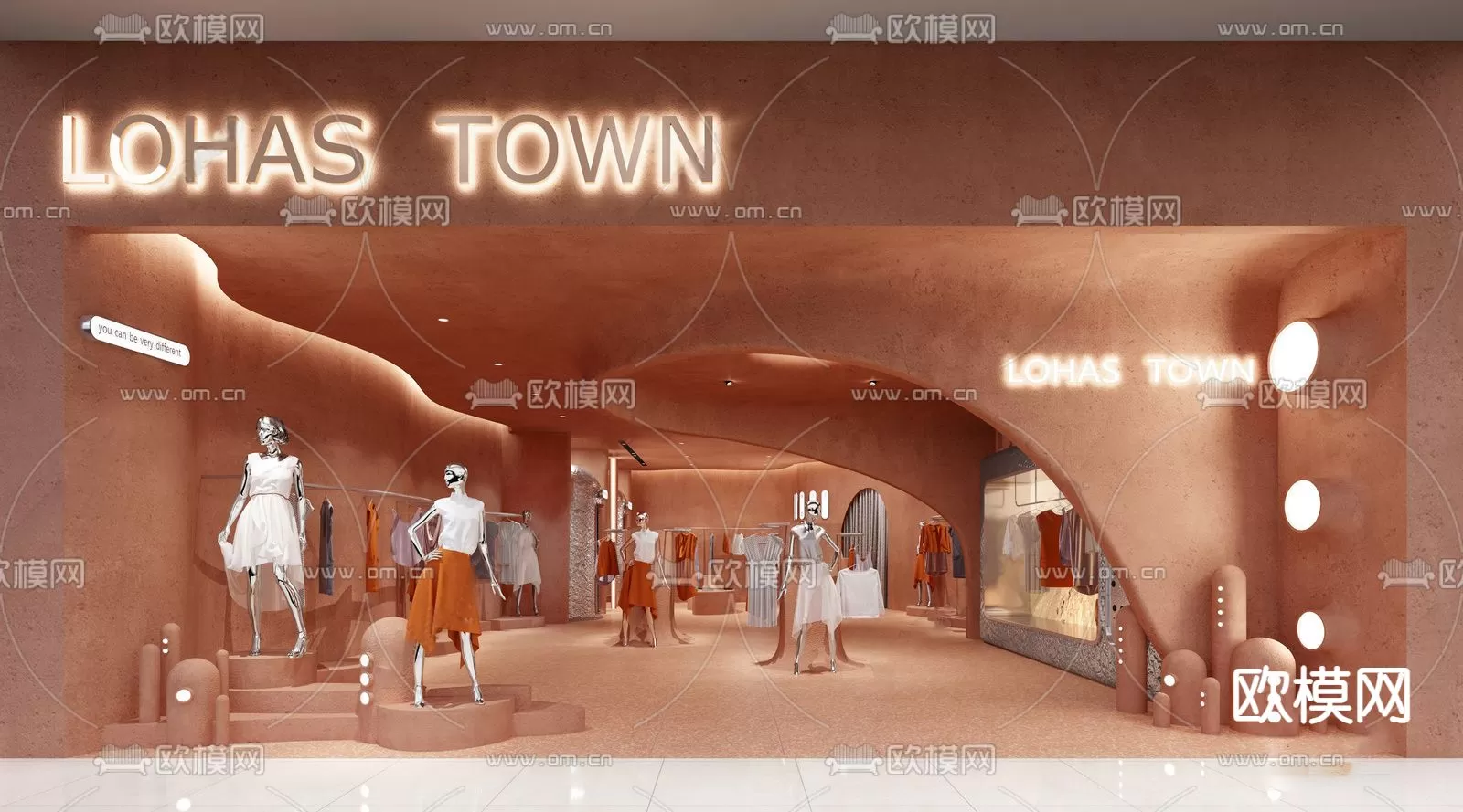 WABI SABI STYLE 3D MODELS – CLOTHES SHOP – 0006