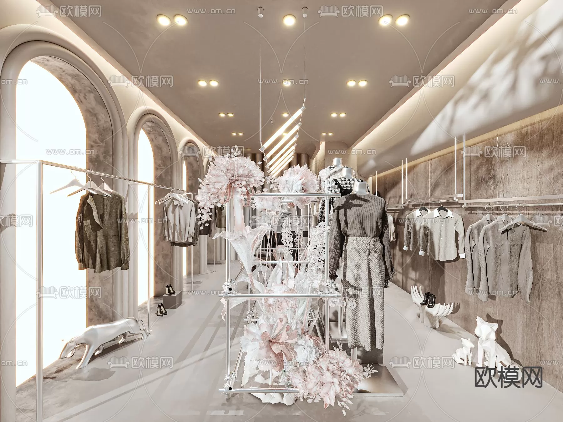 WABI SABI STYLE 3D MODELS – CLOTHES SHOP – 0009