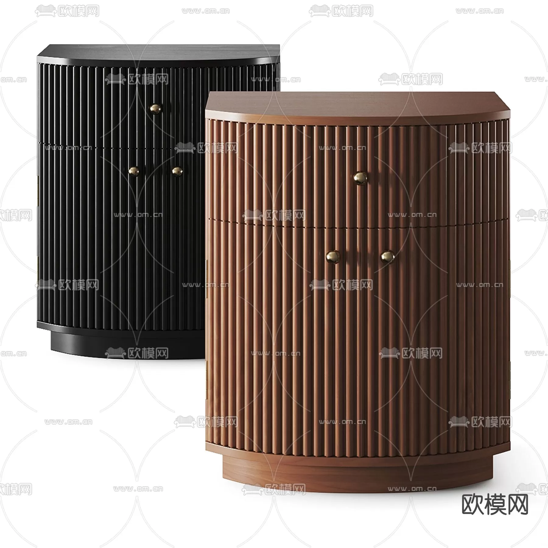 WABI SABI STYLE 3D MODELS – BEDSIDE TABLES – 0008