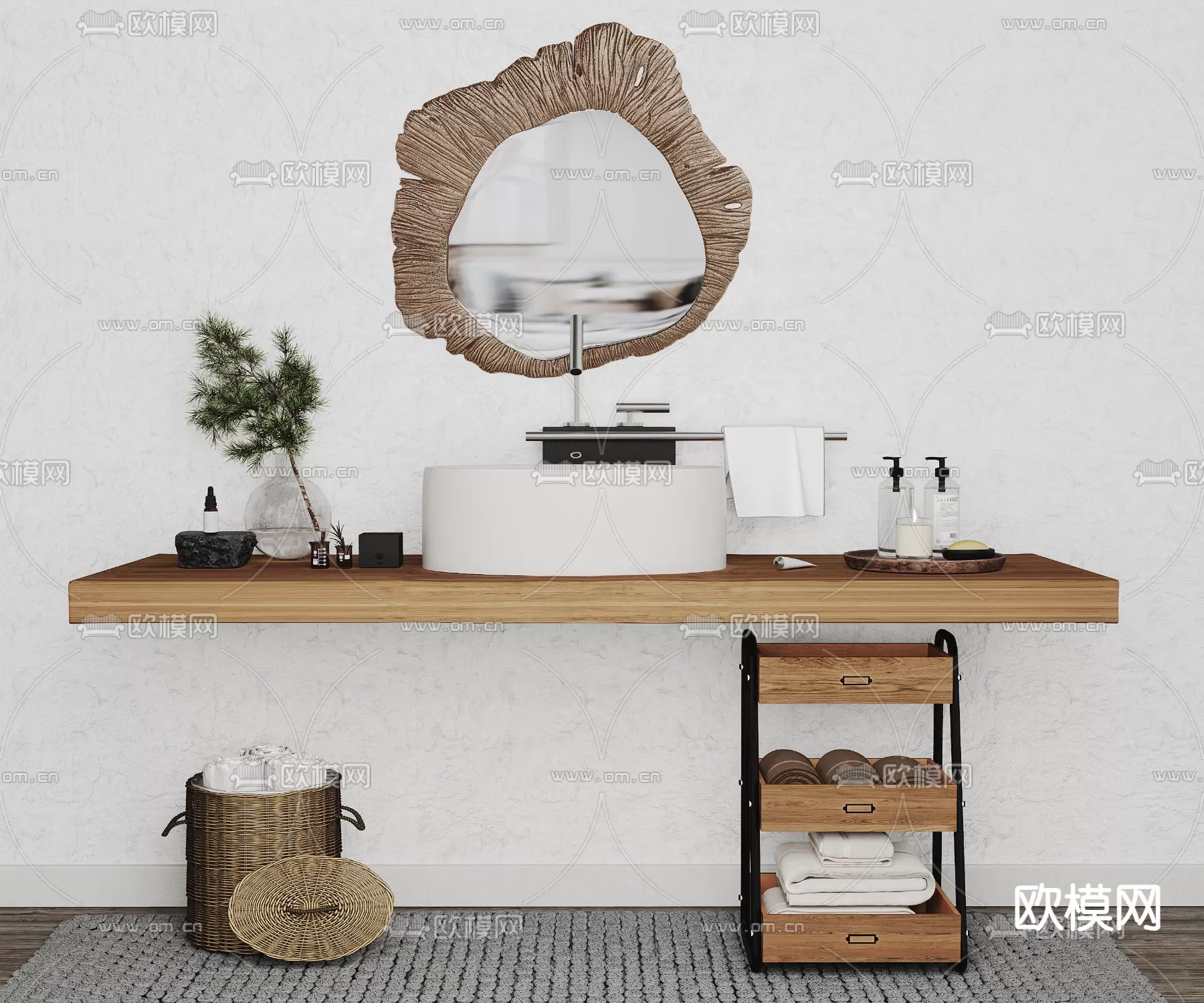 WABI SABI STYLE 3D MODELS – TOILET – 0005