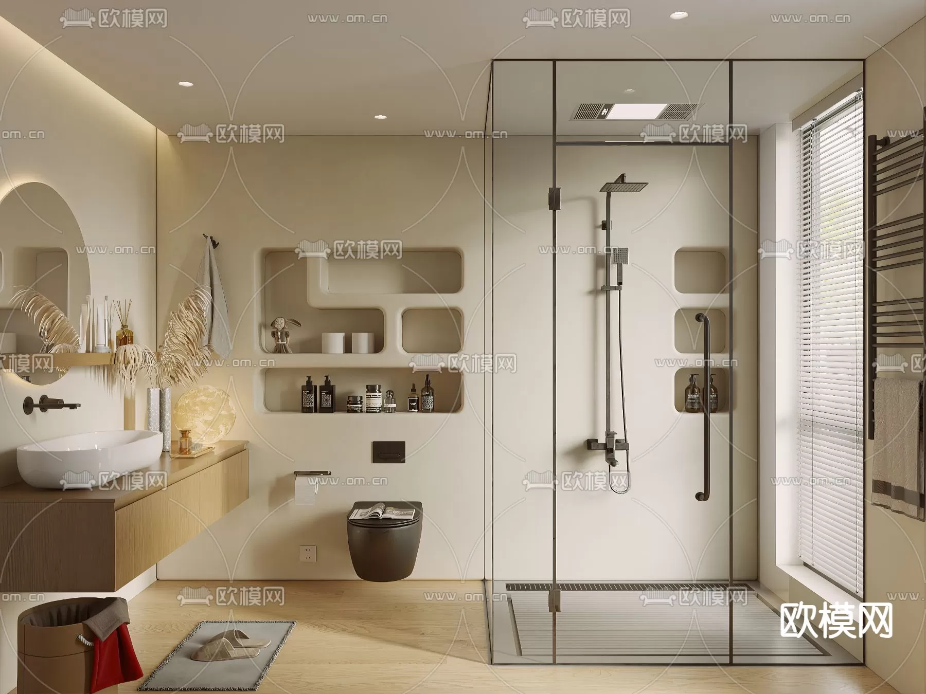 WABI SABI STYLE 3D MODELS – TOILET – 0006