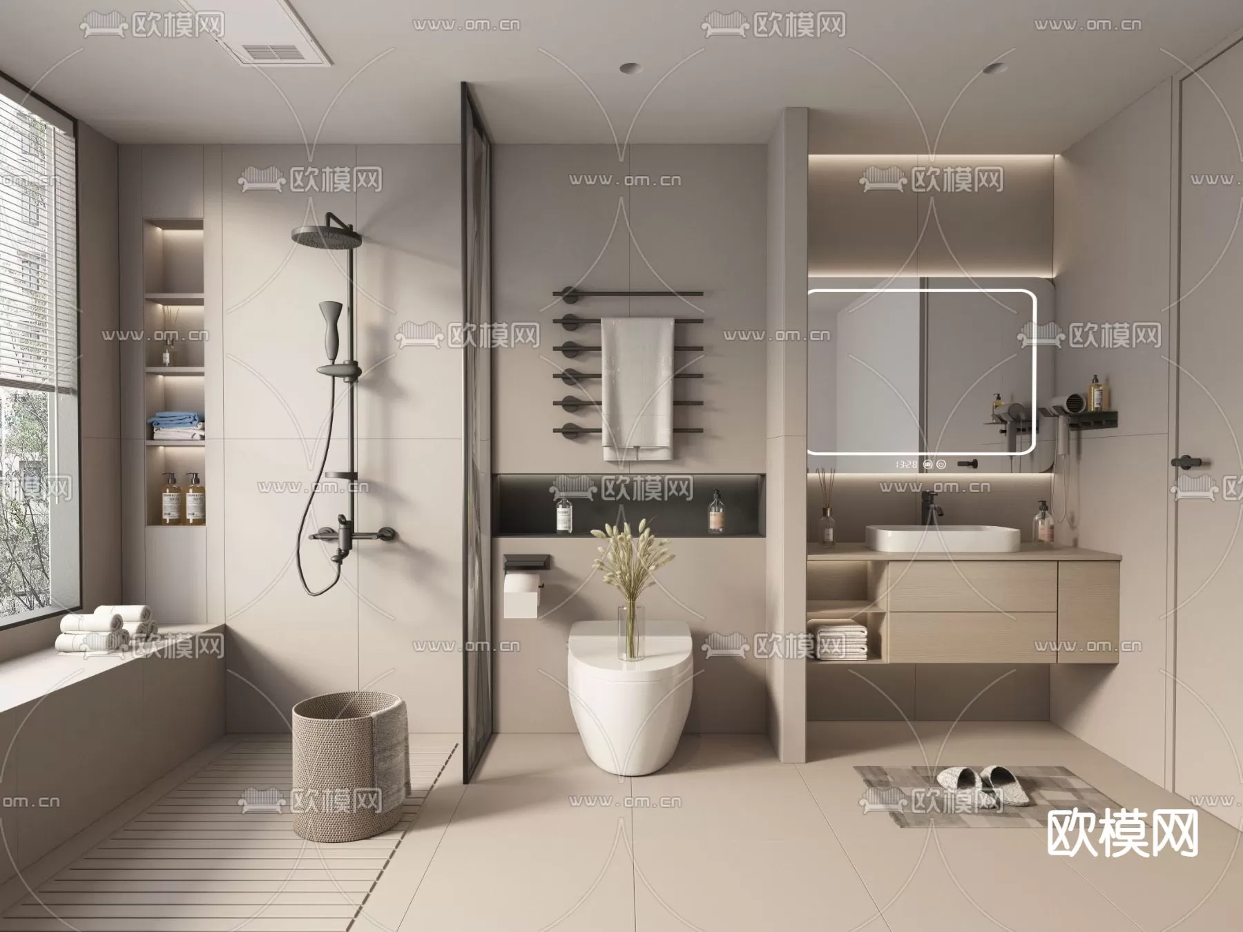 WABI SABI STYLE 3D MODELS – TOILET – 0016