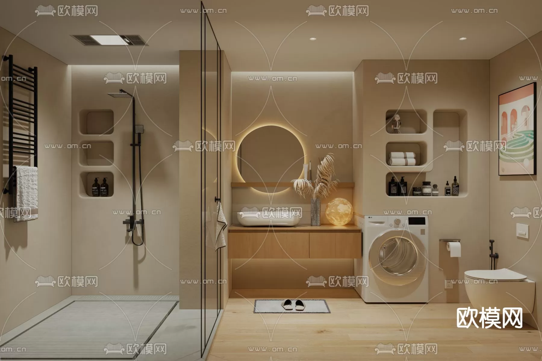 WABI SABI STYLE 3D MODELS – TOILET – 0017