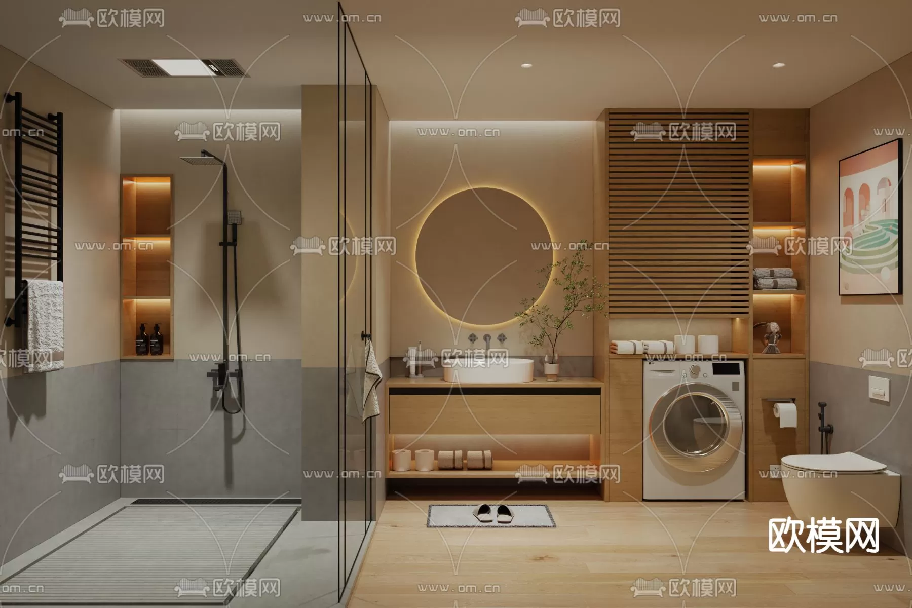 WABI SABI STYLE 3D MODELS – TOILET – 0018