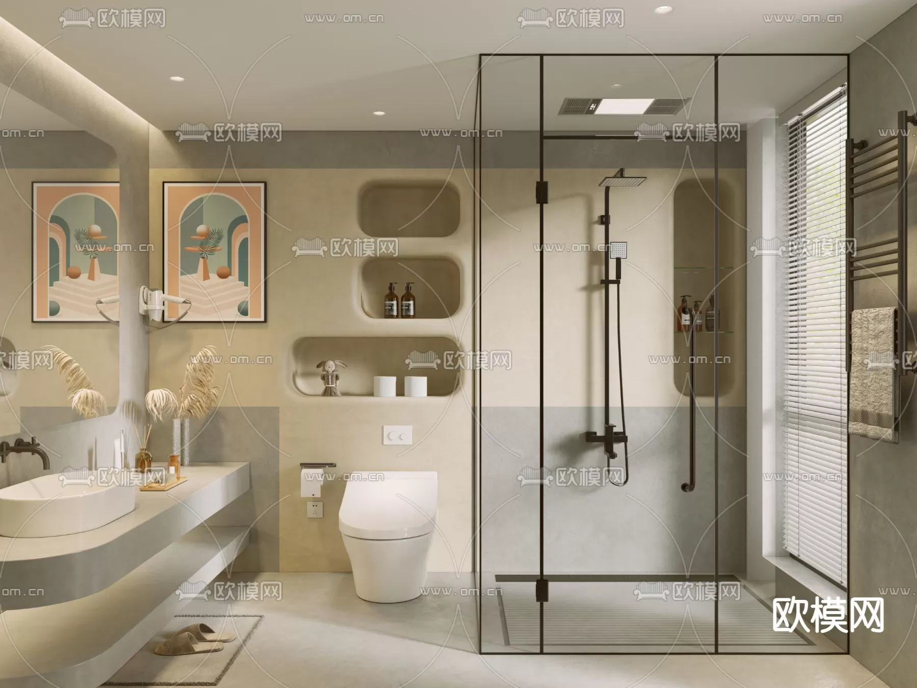 WABI SABI STYLE 3D MODELS – TOILET – 0020