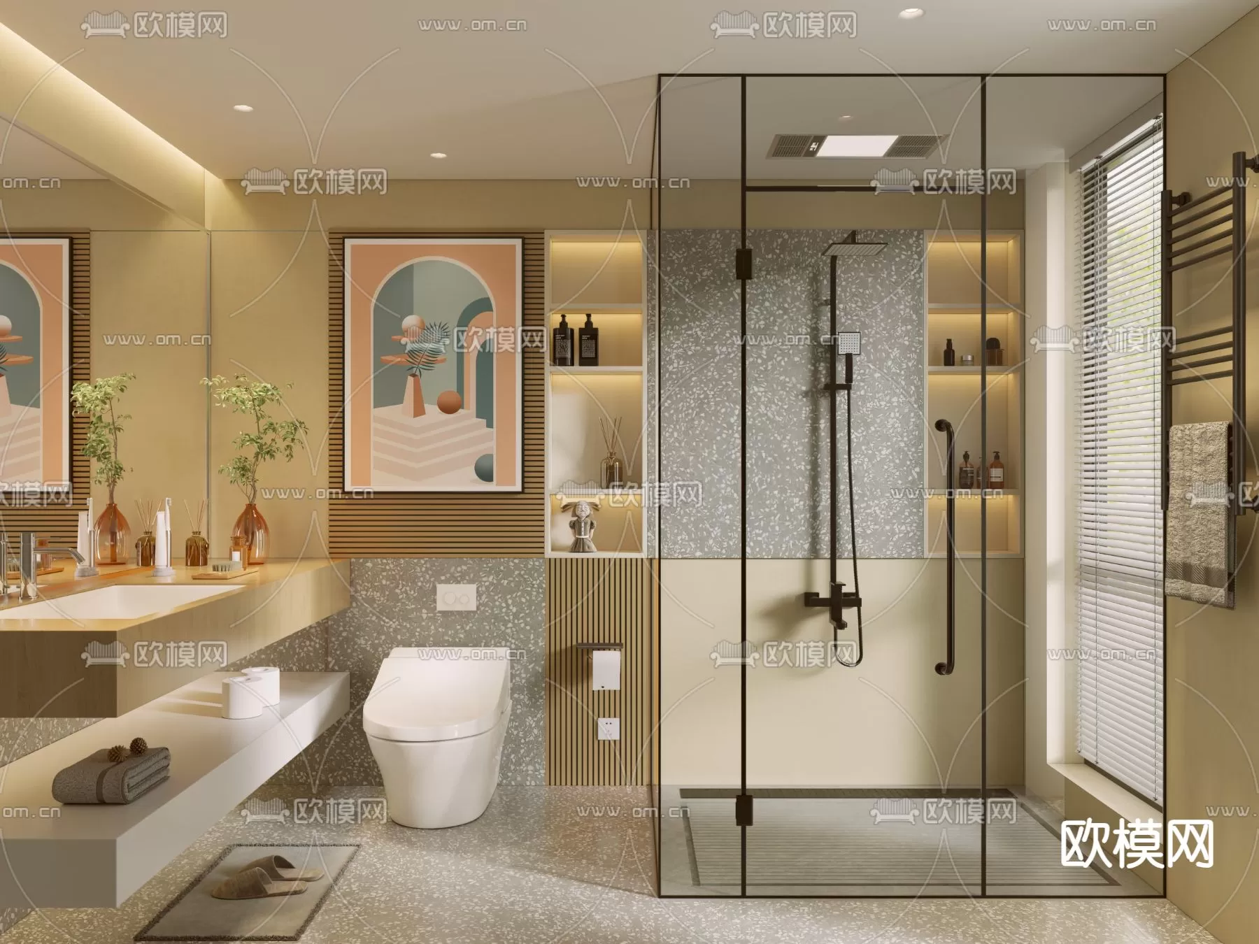 WABI SABI STYLE 3D MODELS – TOILET – 0021