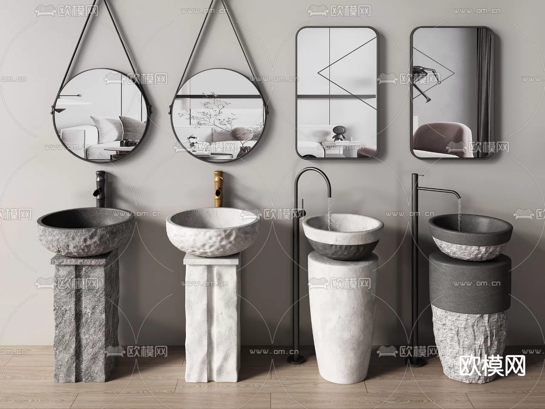 WABI SABI STYLE 3D MODELS – TOILET – 0022