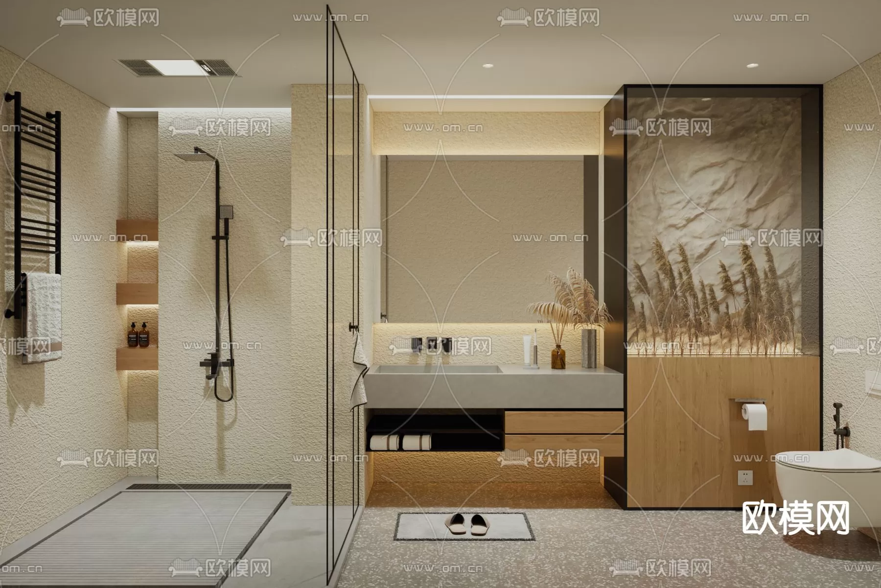 WABI SABI STYLE 3D MODELS – TOILET – 0023