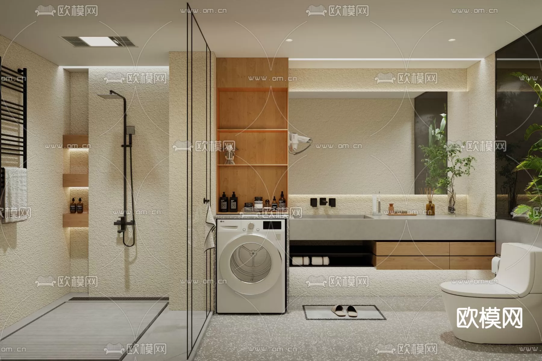 WABI SABI STYLE 3D MODELS – TOILET – 0026