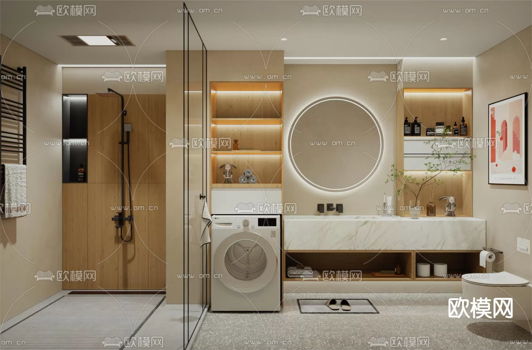 WABI SABI STYLE 3D MODELS – TOILET – 0031