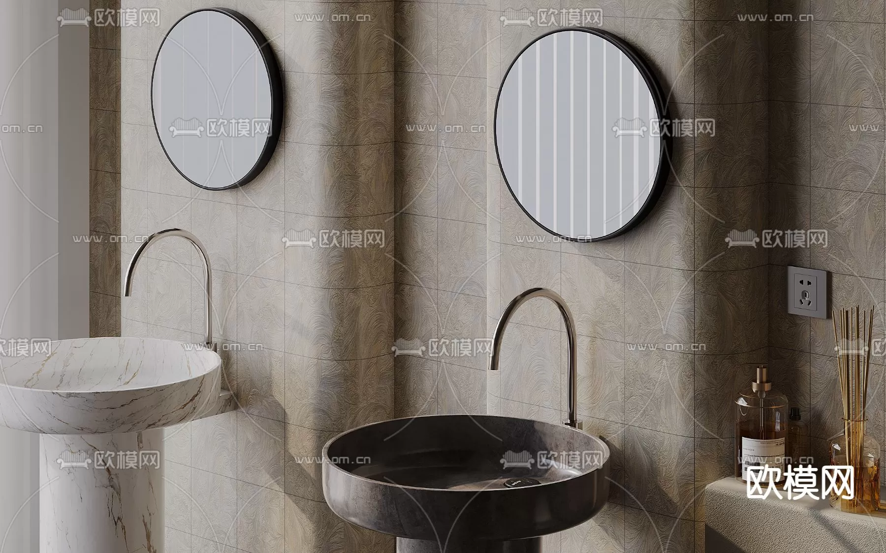 WABI SABI STYLE 3D MODELS – TOILET – 0033