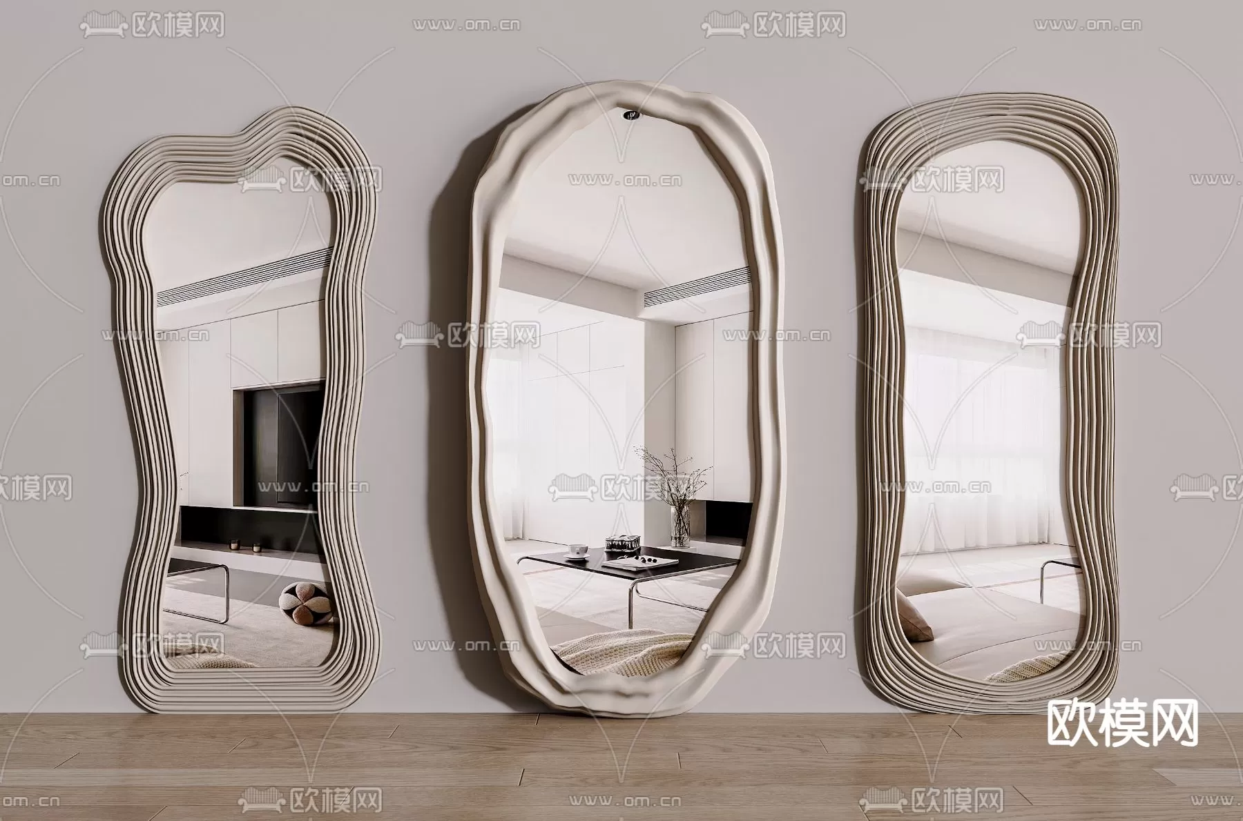 WABI SABI STYLE 3D MODELS – DECOR SETS – 0031