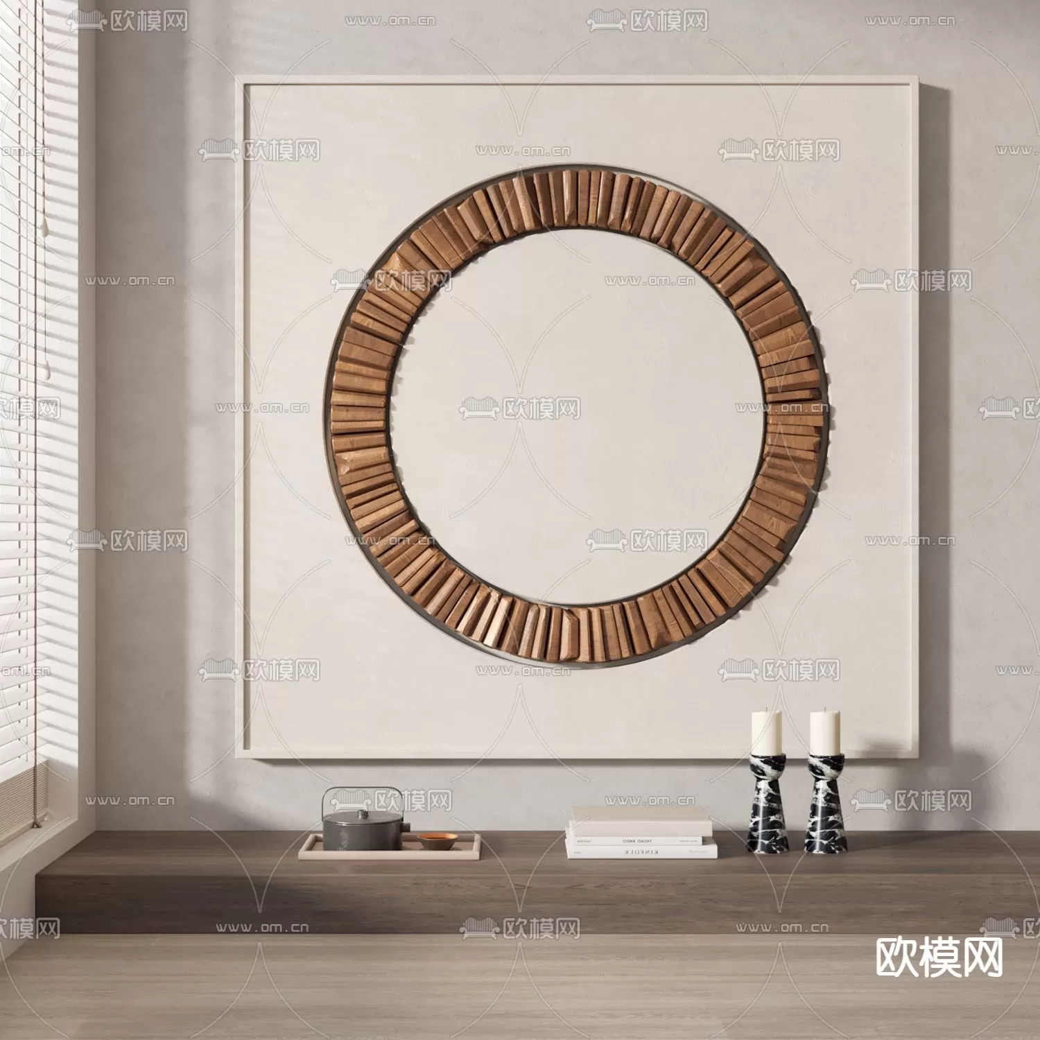 WABI SABI STYLE 3D MODELS – DECOR SETS – 0034