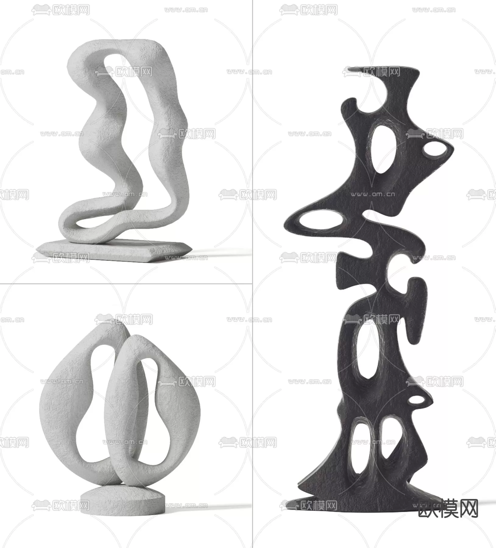 WABI SABI STYLE 3D MODELS – DECOR SETS – 0084