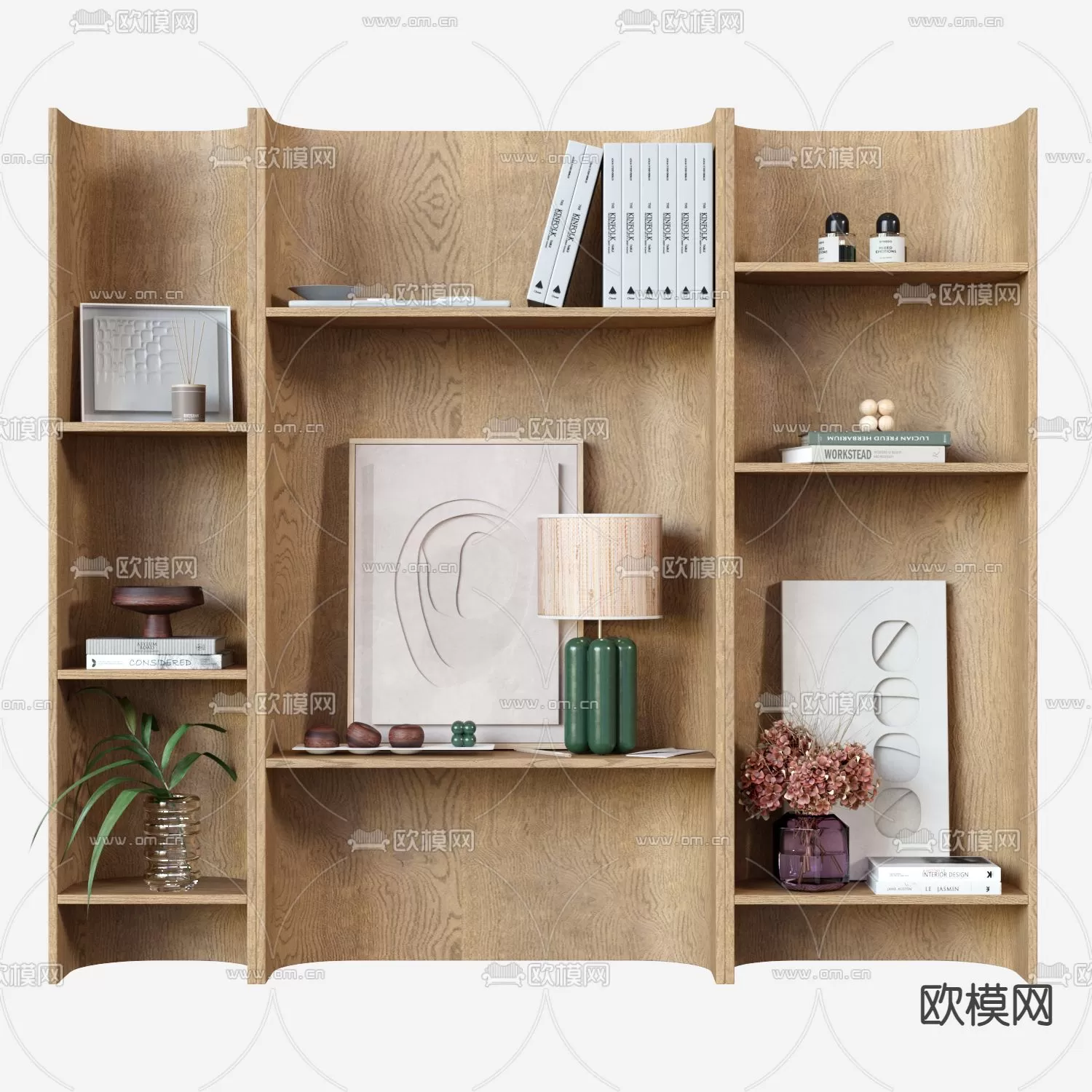 WABI SABI STYLE 3D MODELS – DECOR SETS – 0112