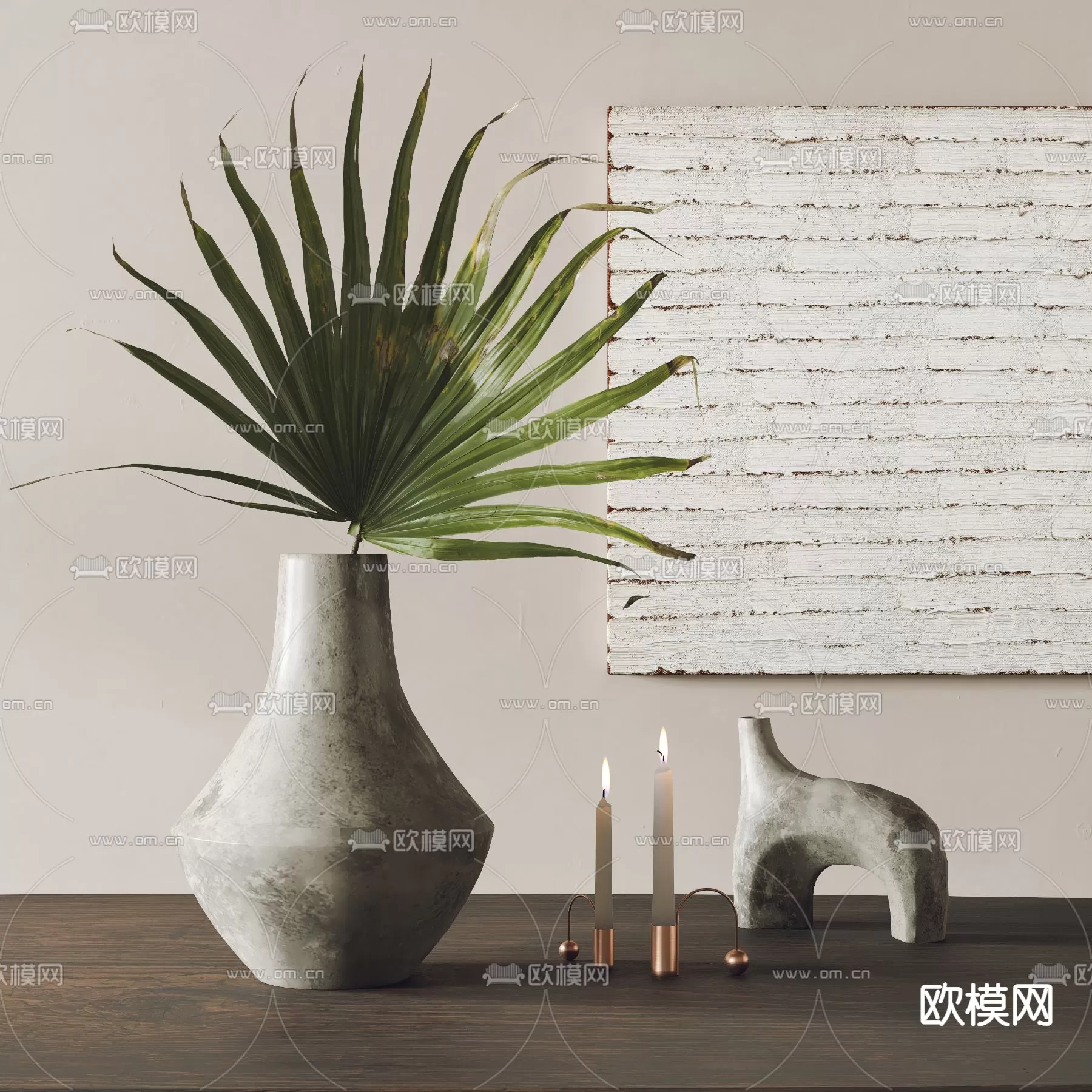WABI SABI STYLE 3D MODELS – DECOR SETS – 0151