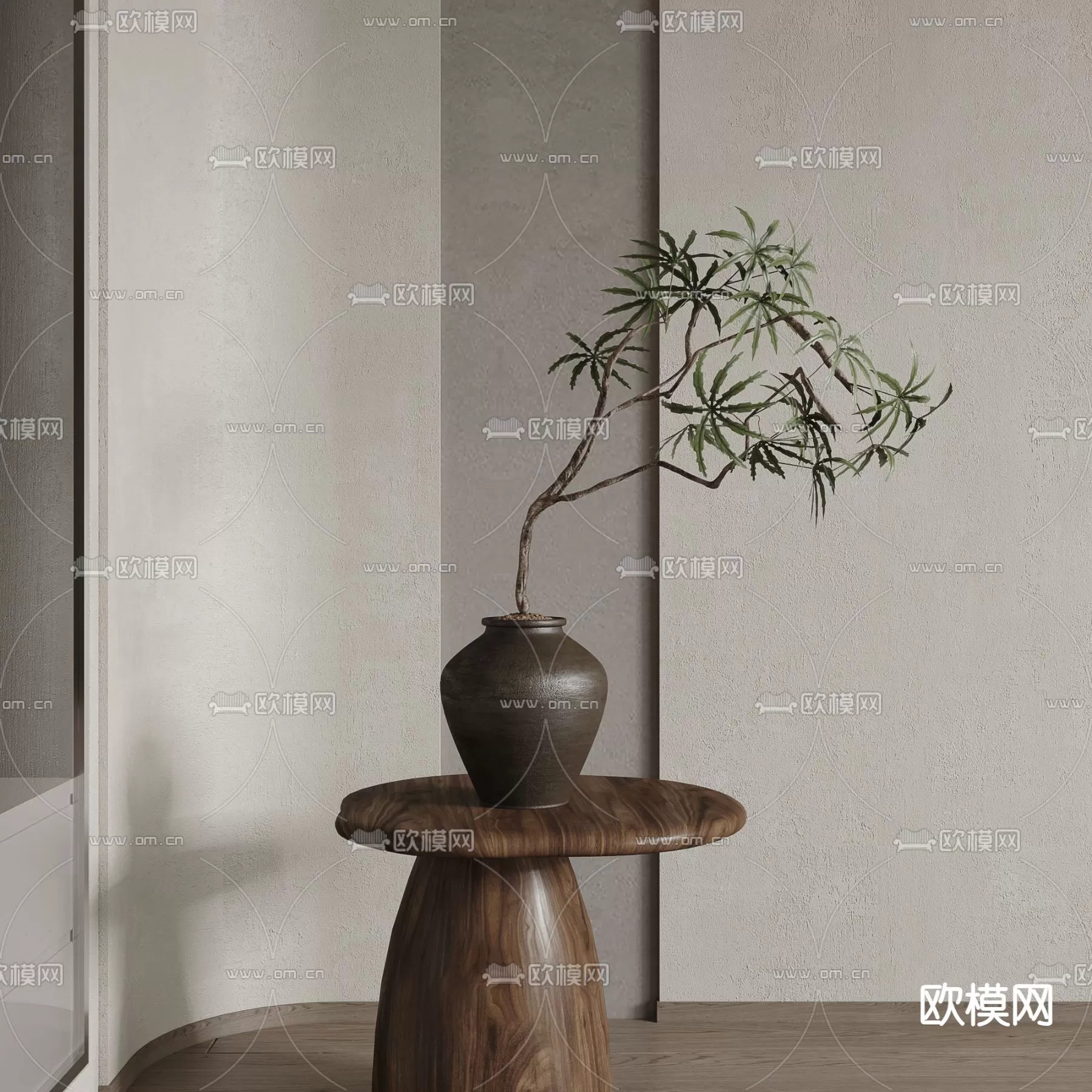 WABI SABI STYLE 3D MODELS – DECOR SETS – 0163
