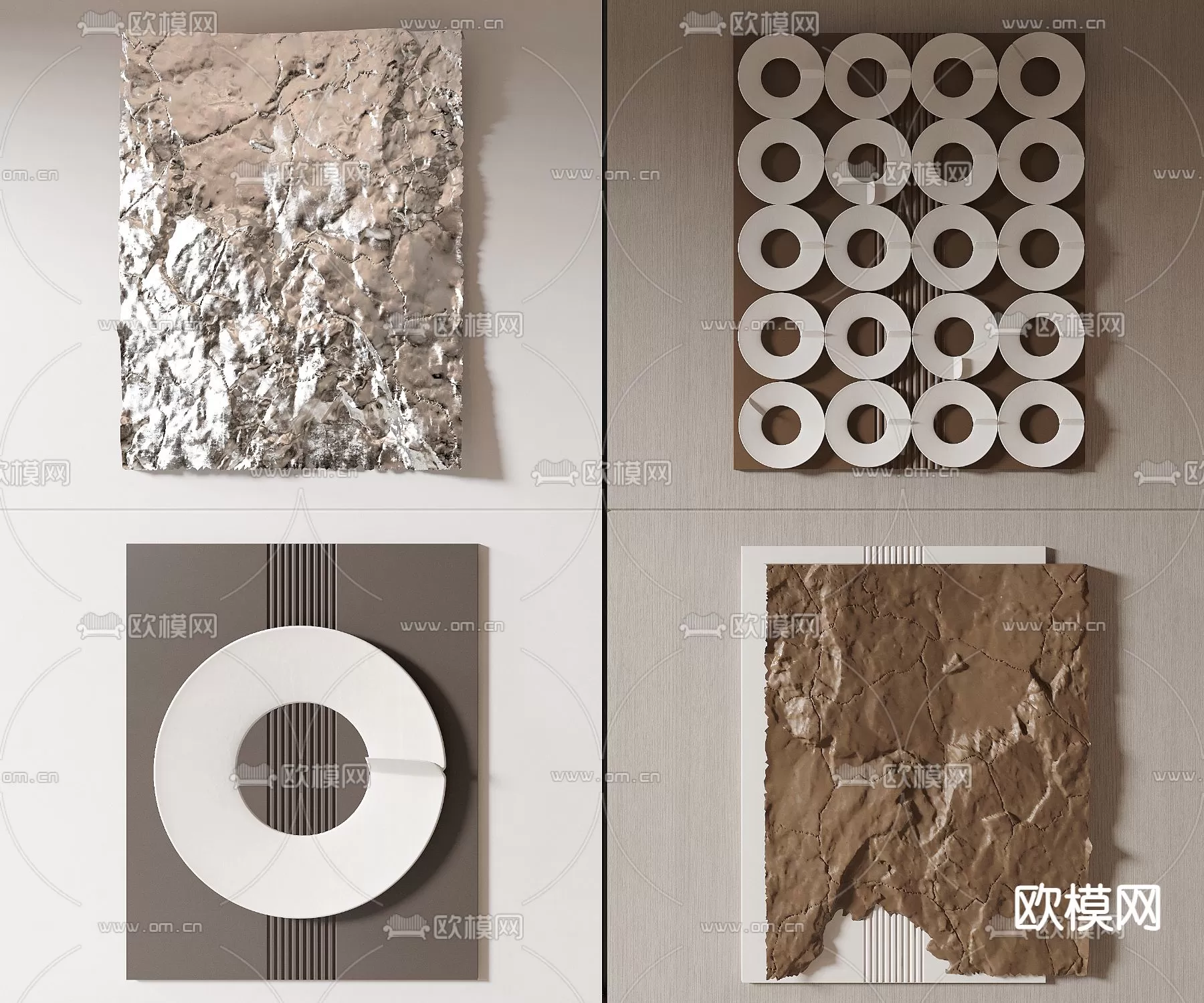 WABI SABI STYLE 3D MODELS – DECOR SETS – 0166