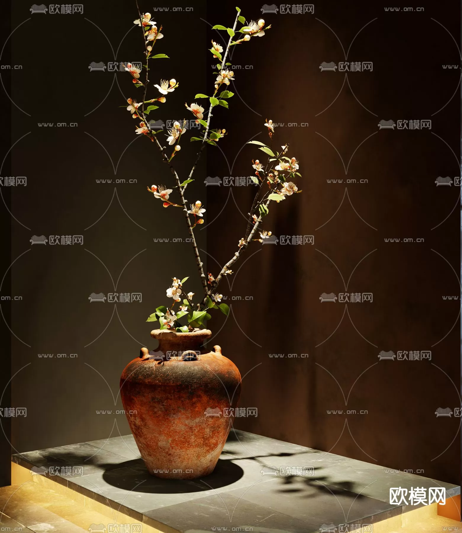 WABI SABI STYLE 3D MODELS – DECOR SETS – 0169