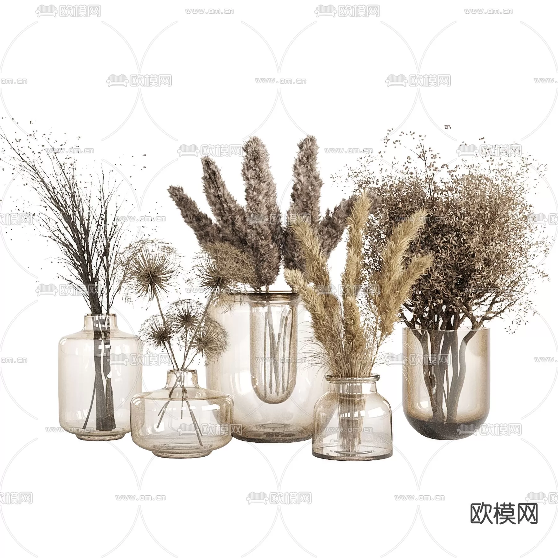 WABI SABI STYLE 3D MODELS – DECOR SETS – 0200