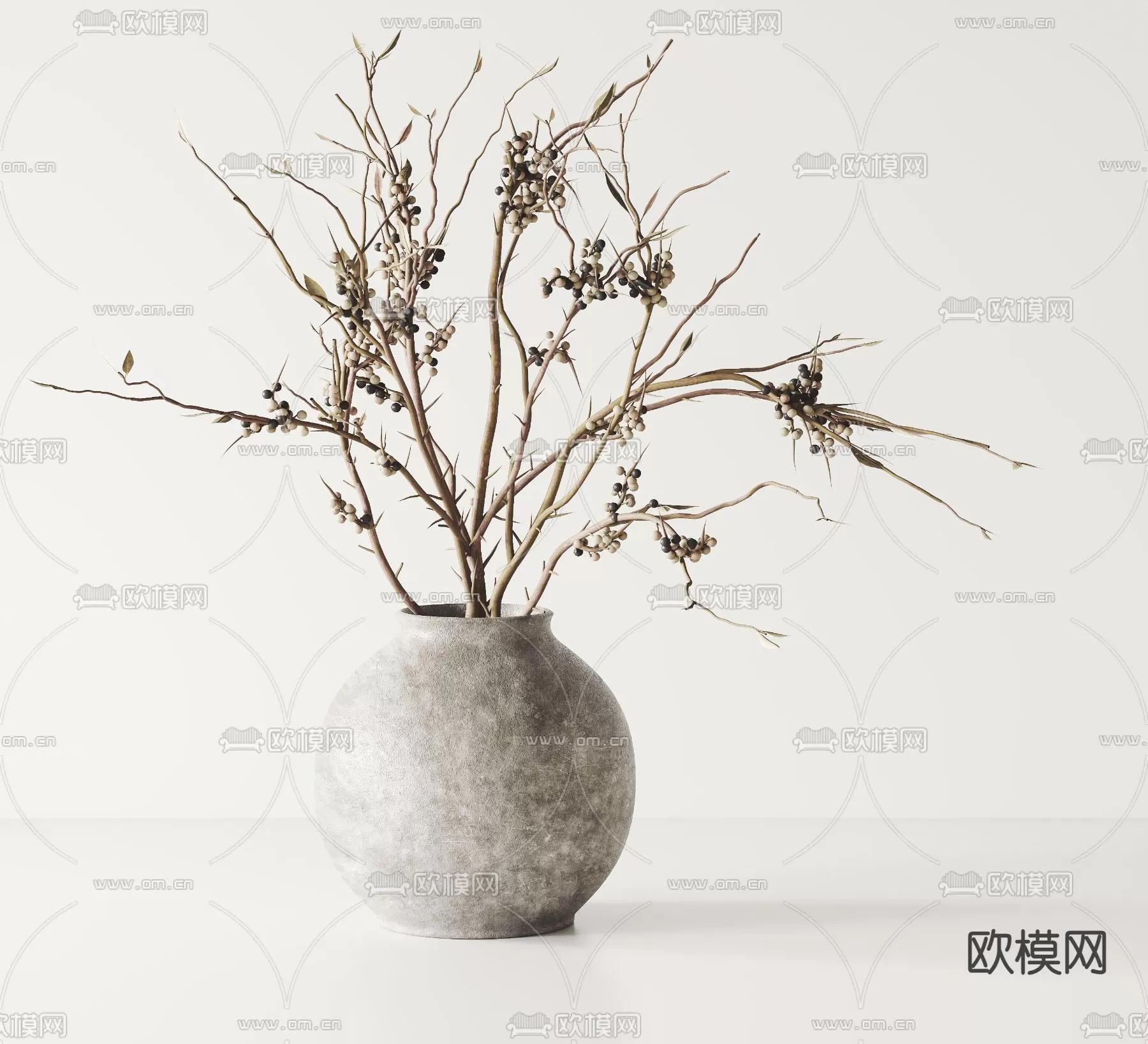 WABI SABI STYLE 3D MODELS – DECOR SETS – 0215