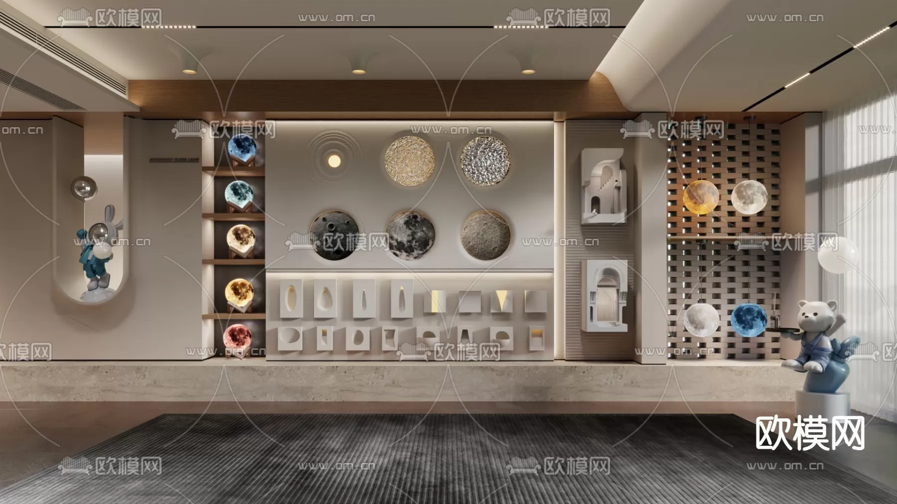 WABI SABI STYLE 3D MODELS – DECOR SETS – 0220