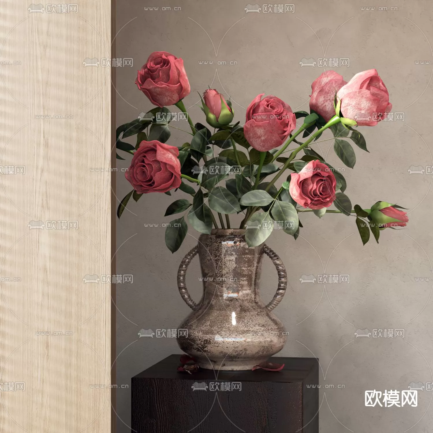 WABI SABI STYLE 3D MODELS – DECOR SETS – 0223